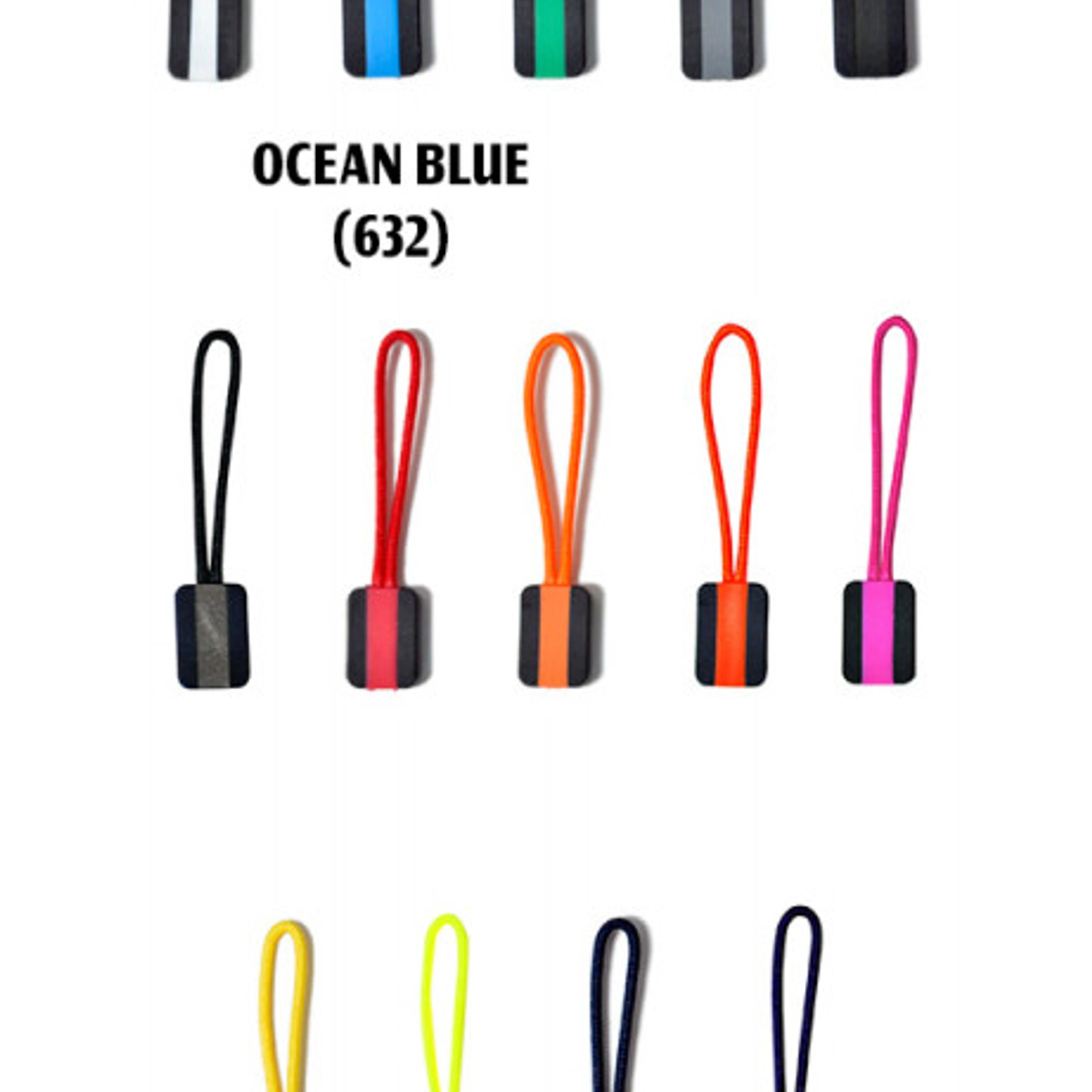 Пулер Printer Zipper Puller 4-Pak - Синій океан
