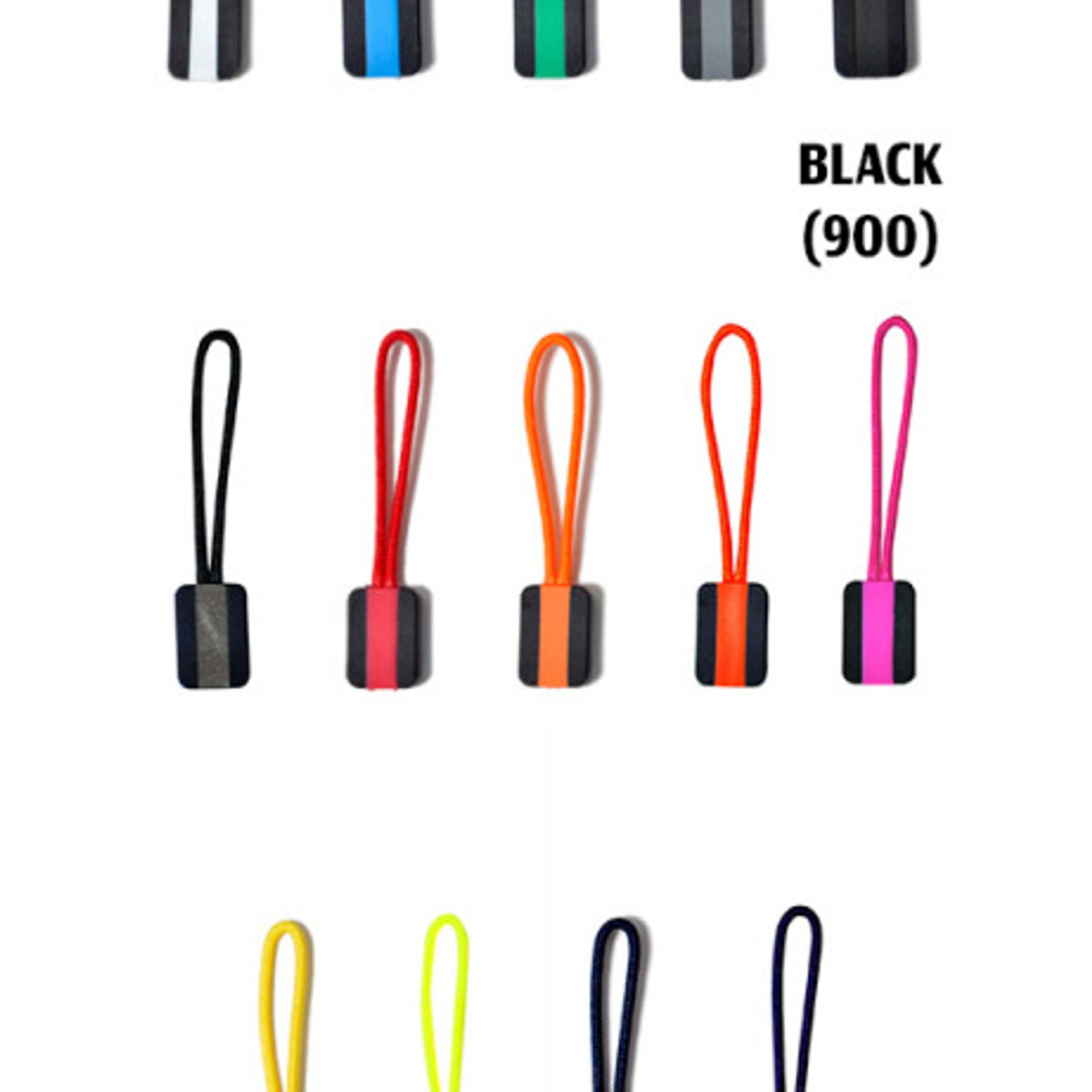 Пулер Printer Zipper Puller 4-Pak - Чорний