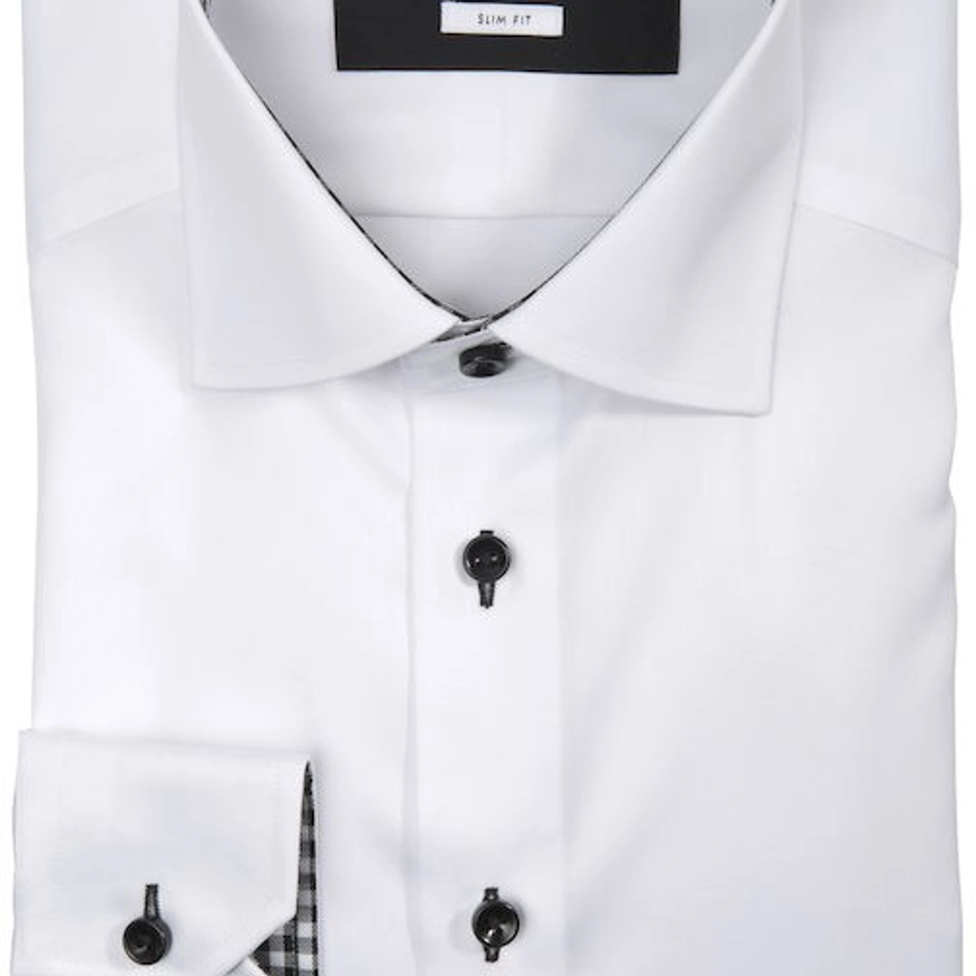 Сорочка чоловіча JH&Frost Red Bow 20 Slim Fit - Білий / чорний / L