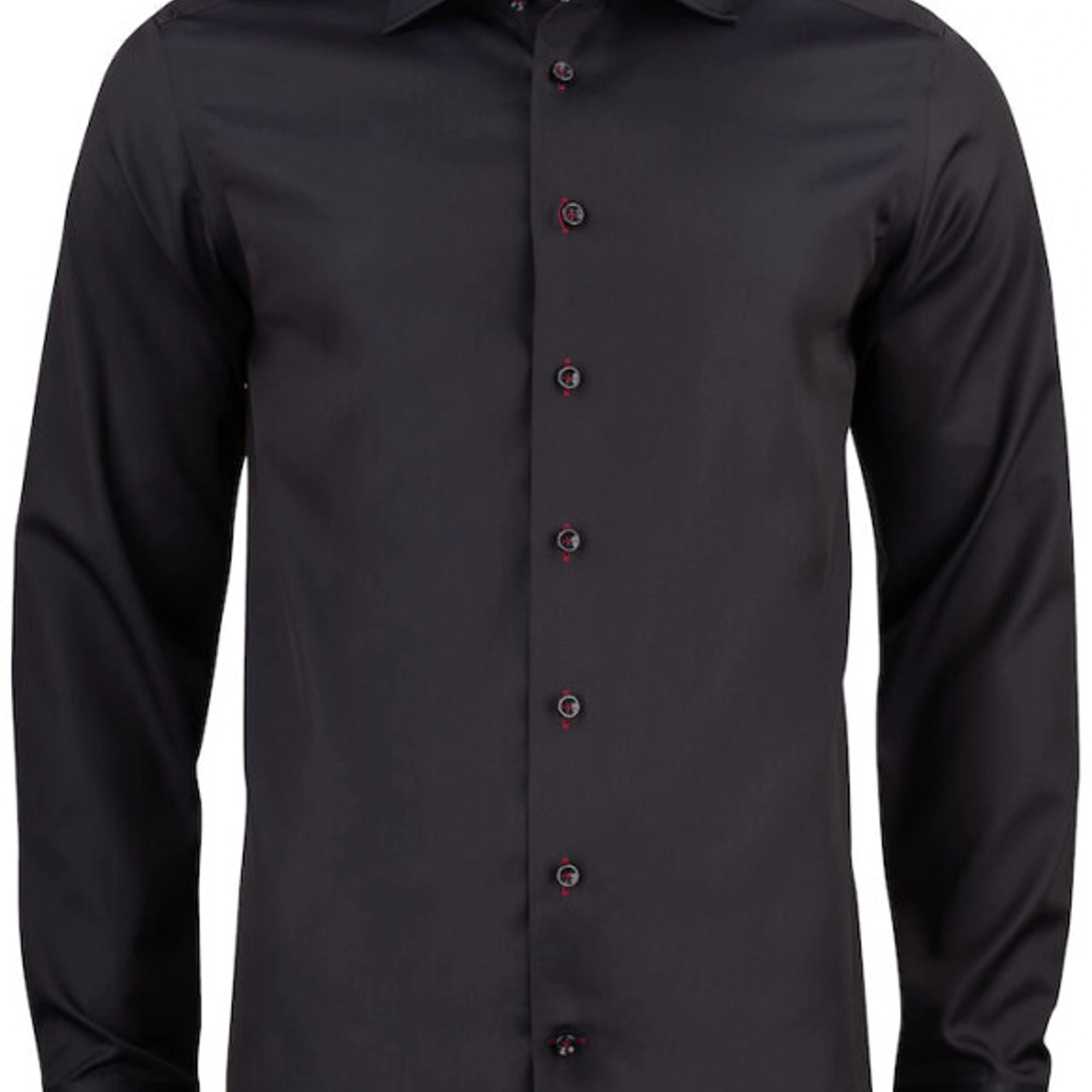 Сорочка чоловіча JH&Frost Red Bow 20 Slim Fit - Чорний / червоний / L