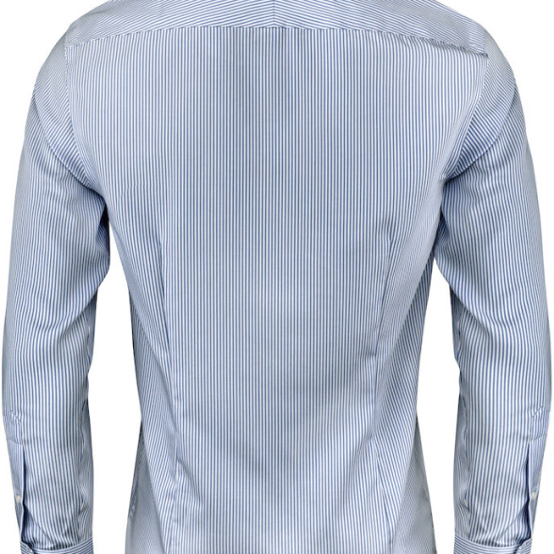 Сорочка чоловіча JH&Frost Yellow Bow 50 Slim Fit - Темно-синій / білий / L