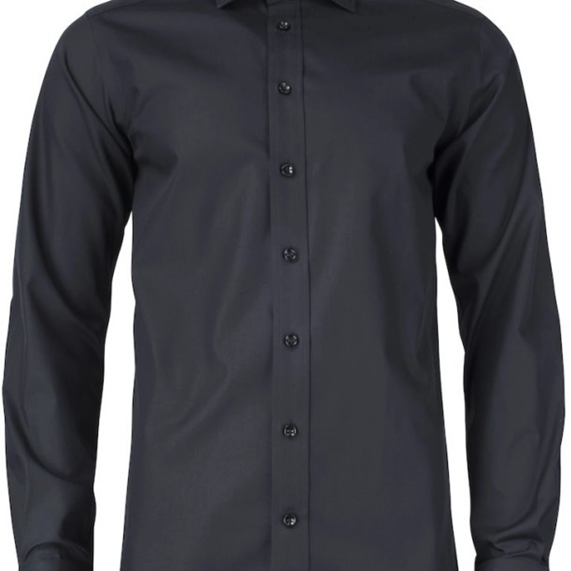 Сорочка чоловіча JH&Frost Yellow Bow 50 Slim Fit - Чорний / L