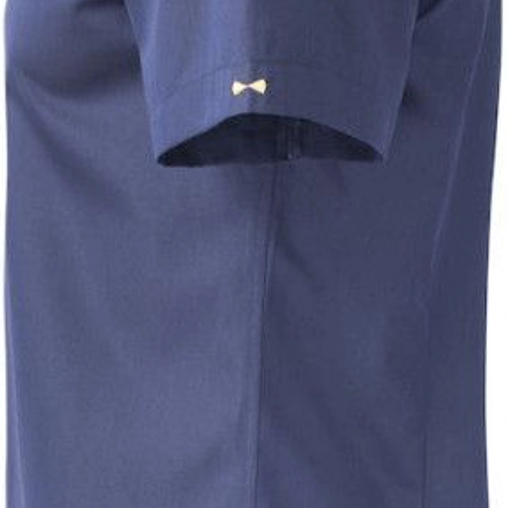 Сорочка чоловіча JH&Frost Yellow Bow 50 S/S Slim Fit - Темно-синій / XS