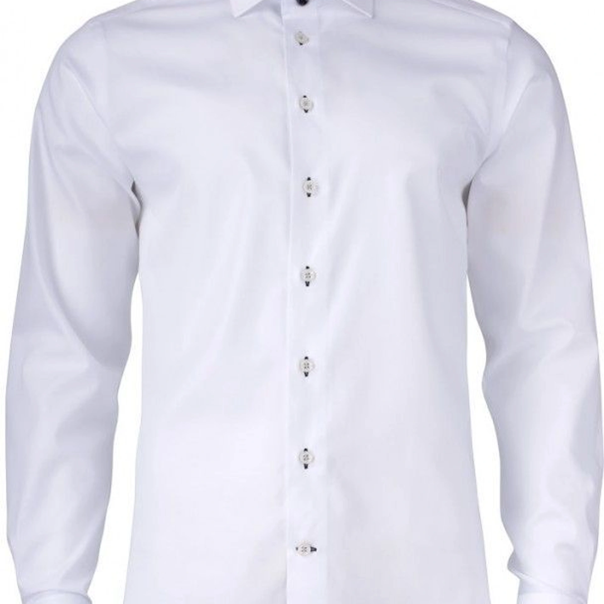 Сорочка чоловіча JH&Frost Yellow Bow 51 Regular Fit - Білий / світло-синій / 3XL