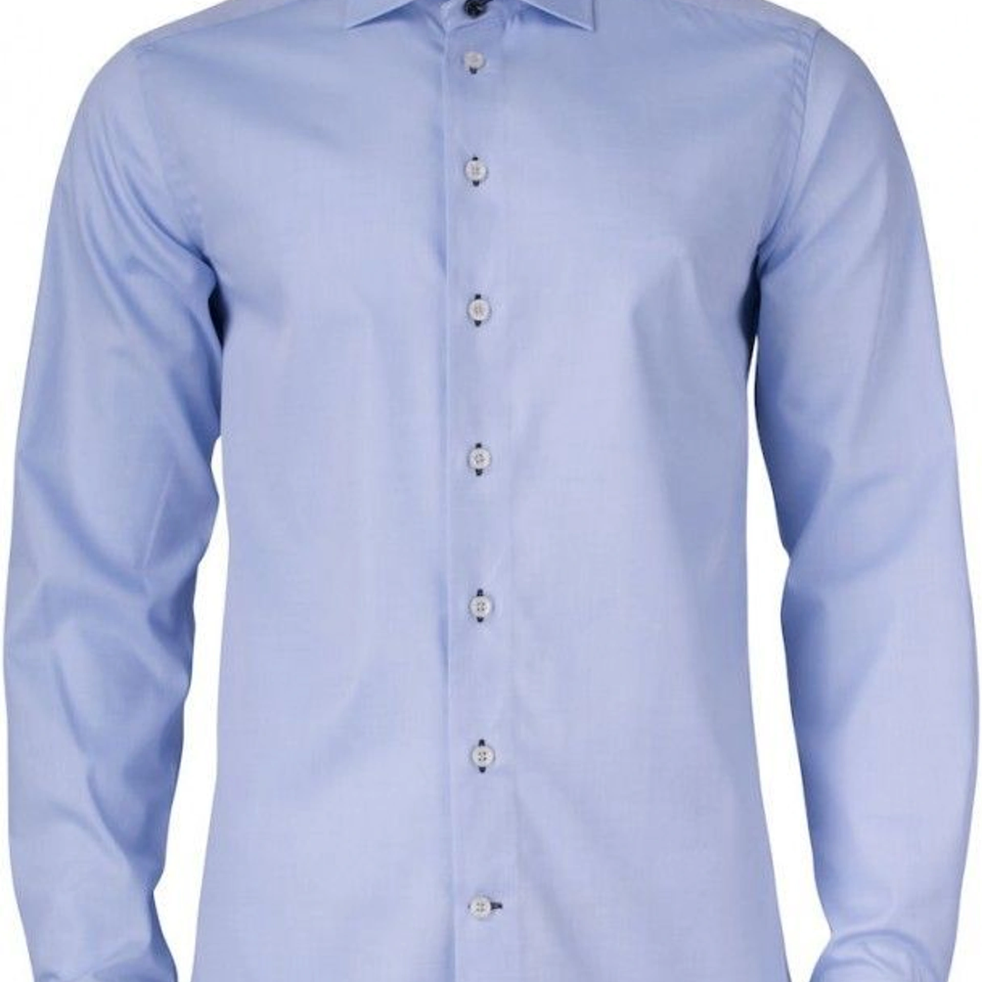 Сорочка чоловіча JH&Frost Yellow Bow 51 Regular Fit - Небесно-блакитний / темно-синій / 3XL