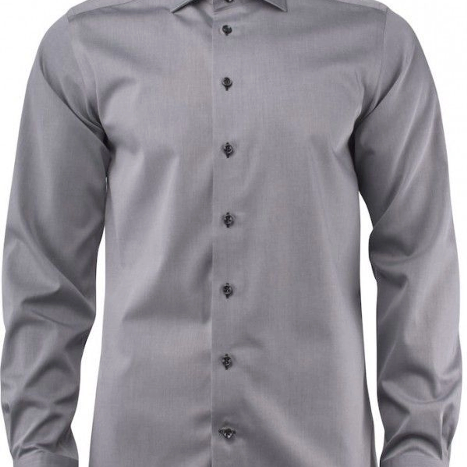 Сорочка чоловіча JH&Frost Yellow Bow 51 Slim Fit - Сірий / чорний / L