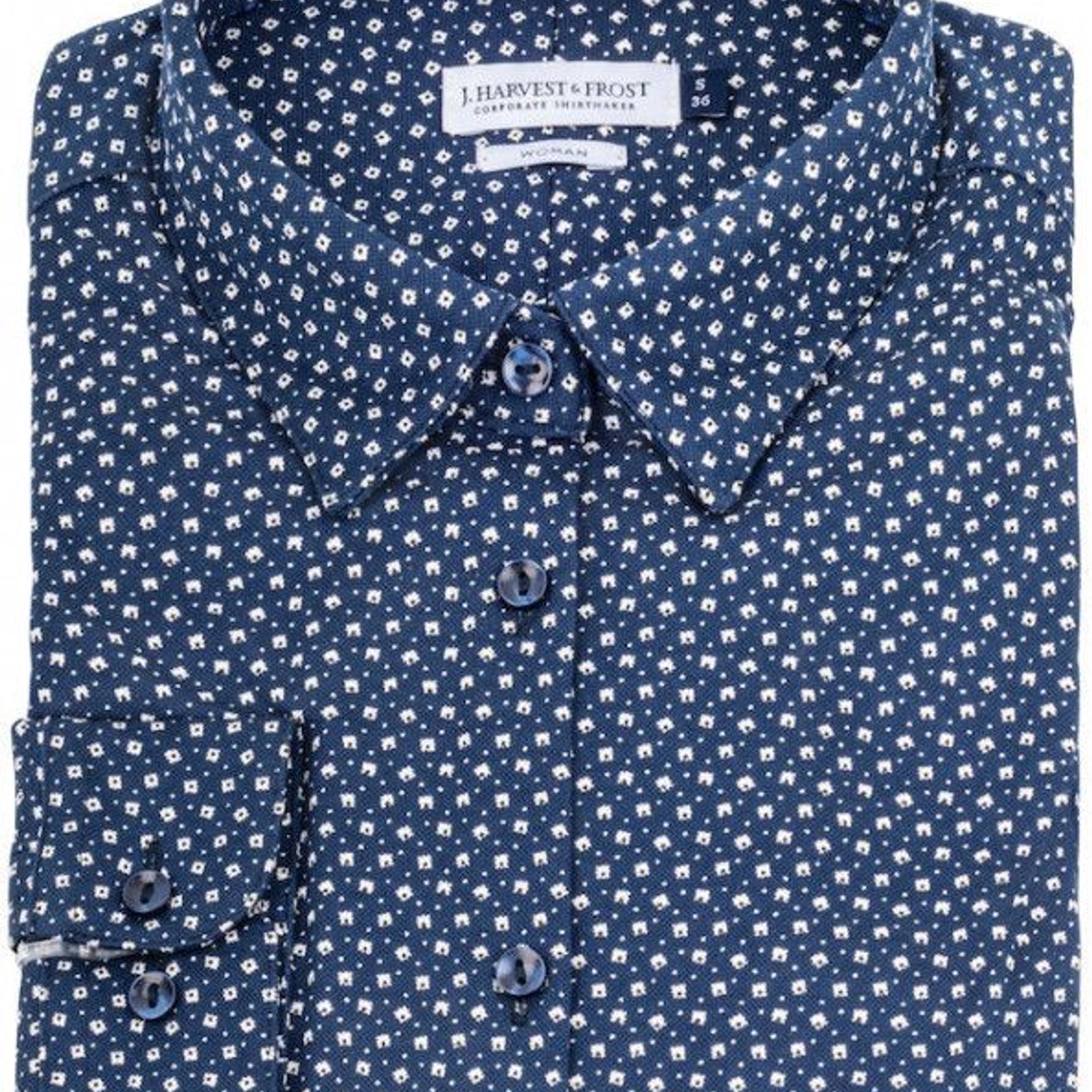 Сорочка жіноча JH&Frost Indigo Bow 131 - Темно-синій / 3XL