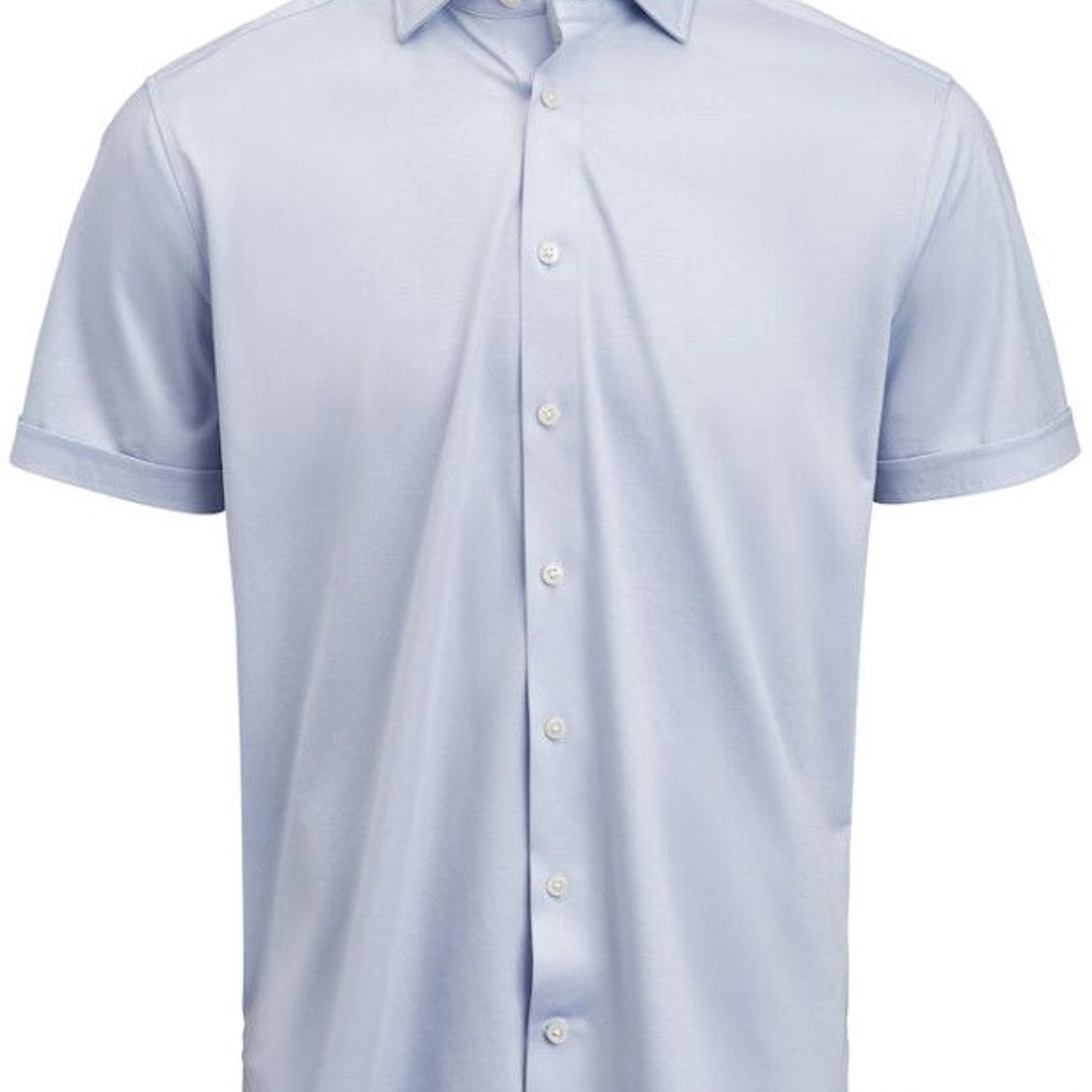 Сорочка чоловіча JH&Frost Indigo Bow 132 S/S Regular Fit - Небесно-блакитний / 3XL