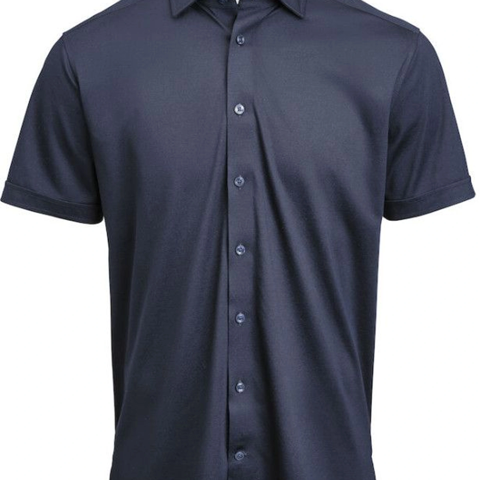 Сорочка чоловіча JH&Frost Indigo Bow 132 S/S Regular Fit - Темно-синій / 3XL