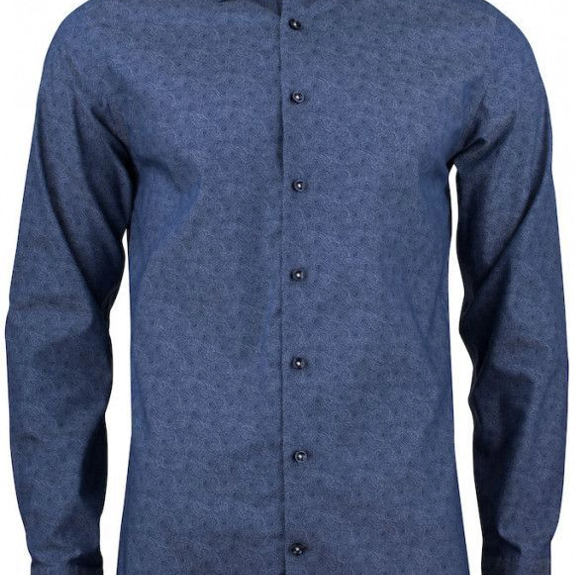 Сорочка чоловіча JH&Frost Purple Bow 143 Slim Fit - Синій / L