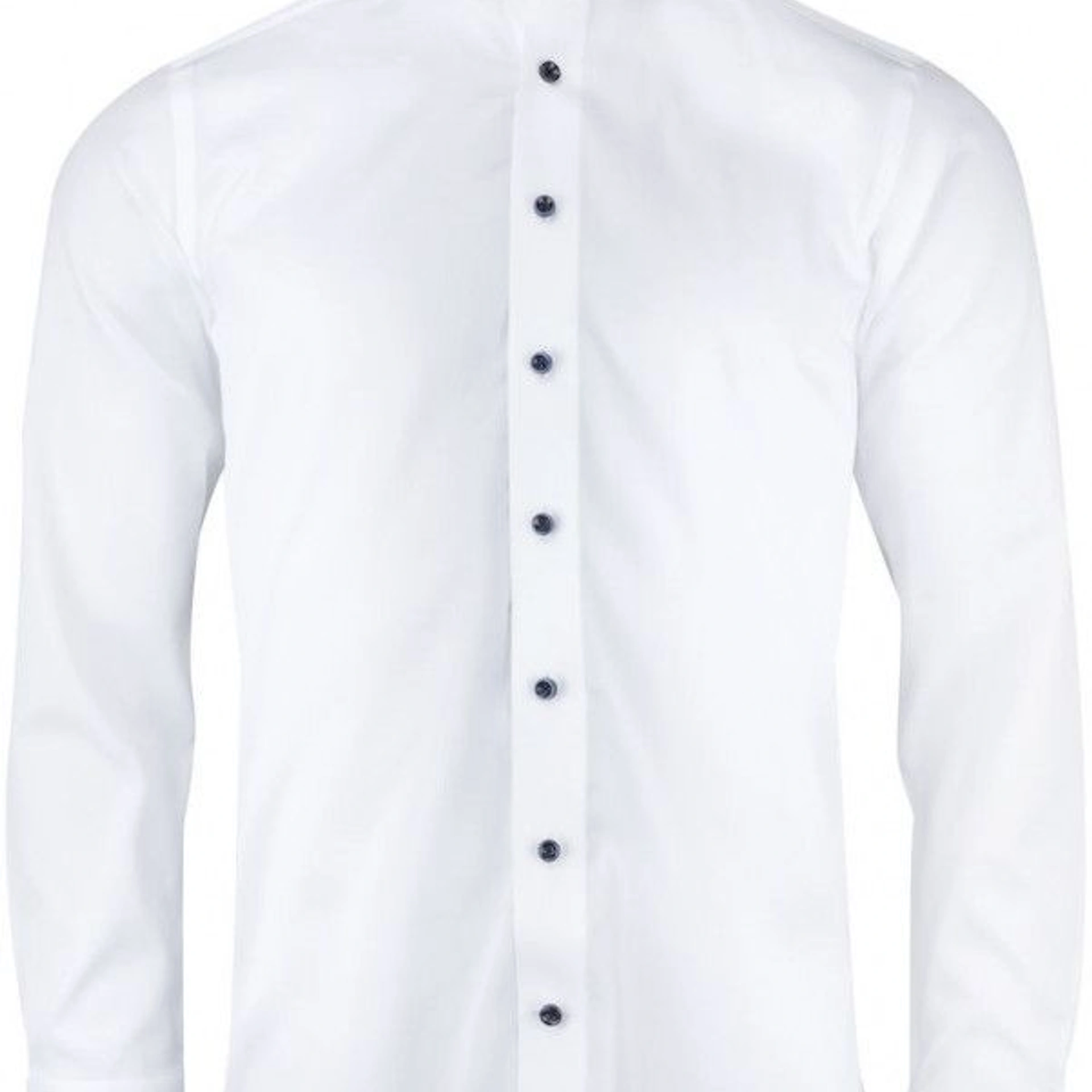 Сорочка чоловіча JH&Frost Purple Bow 146 Slim Fit - Білий / темно-синій / L
