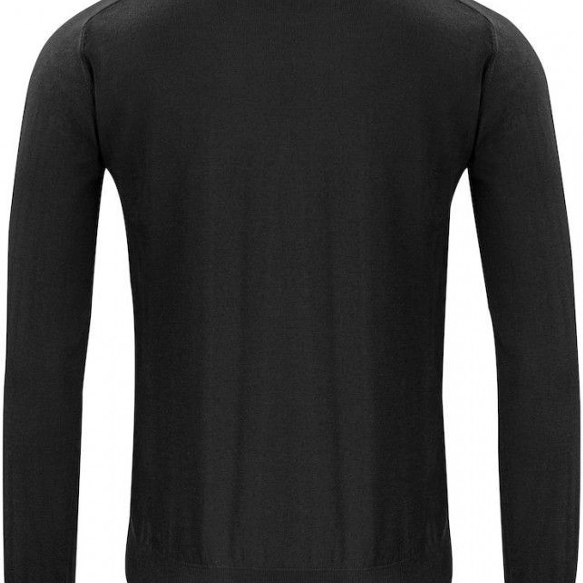 Пуловер чоловічий JH&Frost Merino U - Чорний / 3XL