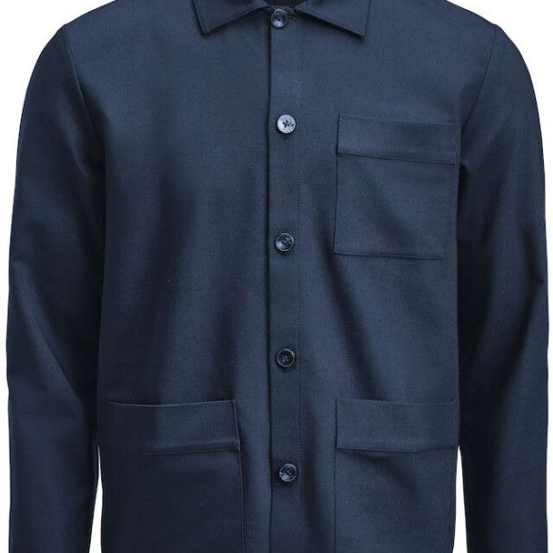 Сорочка чоловіча JH&Frost Overshirt - Темно-синій / 3XL
