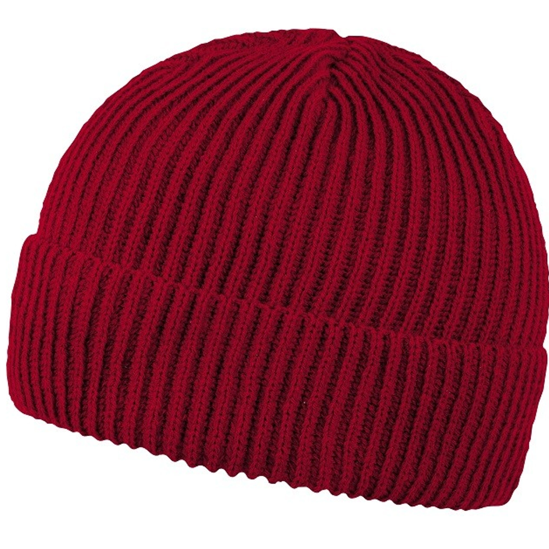 Шапка coFEE Wrap beanie - Бордовий