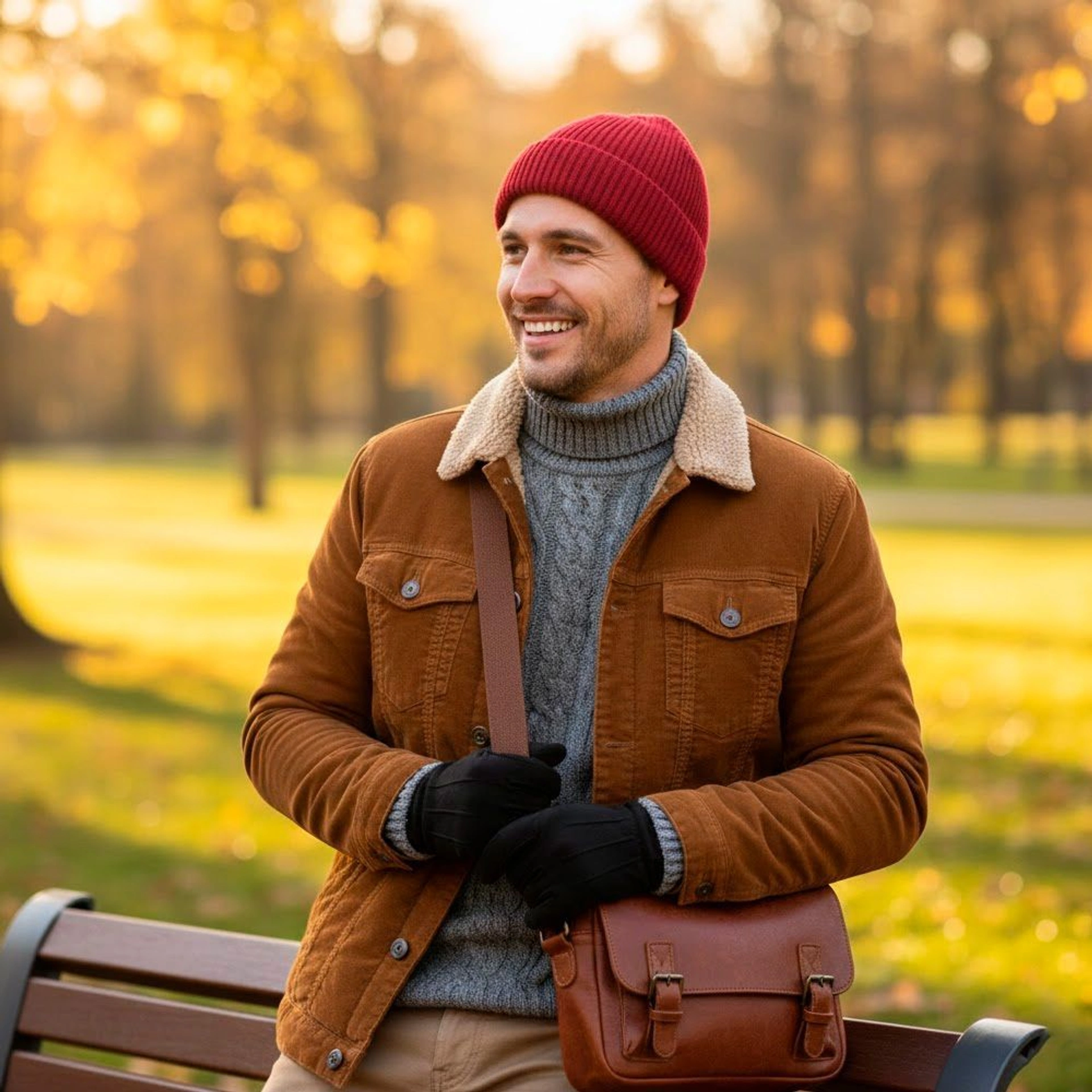 Шапка coFEE Wrap beanie - Бордовий