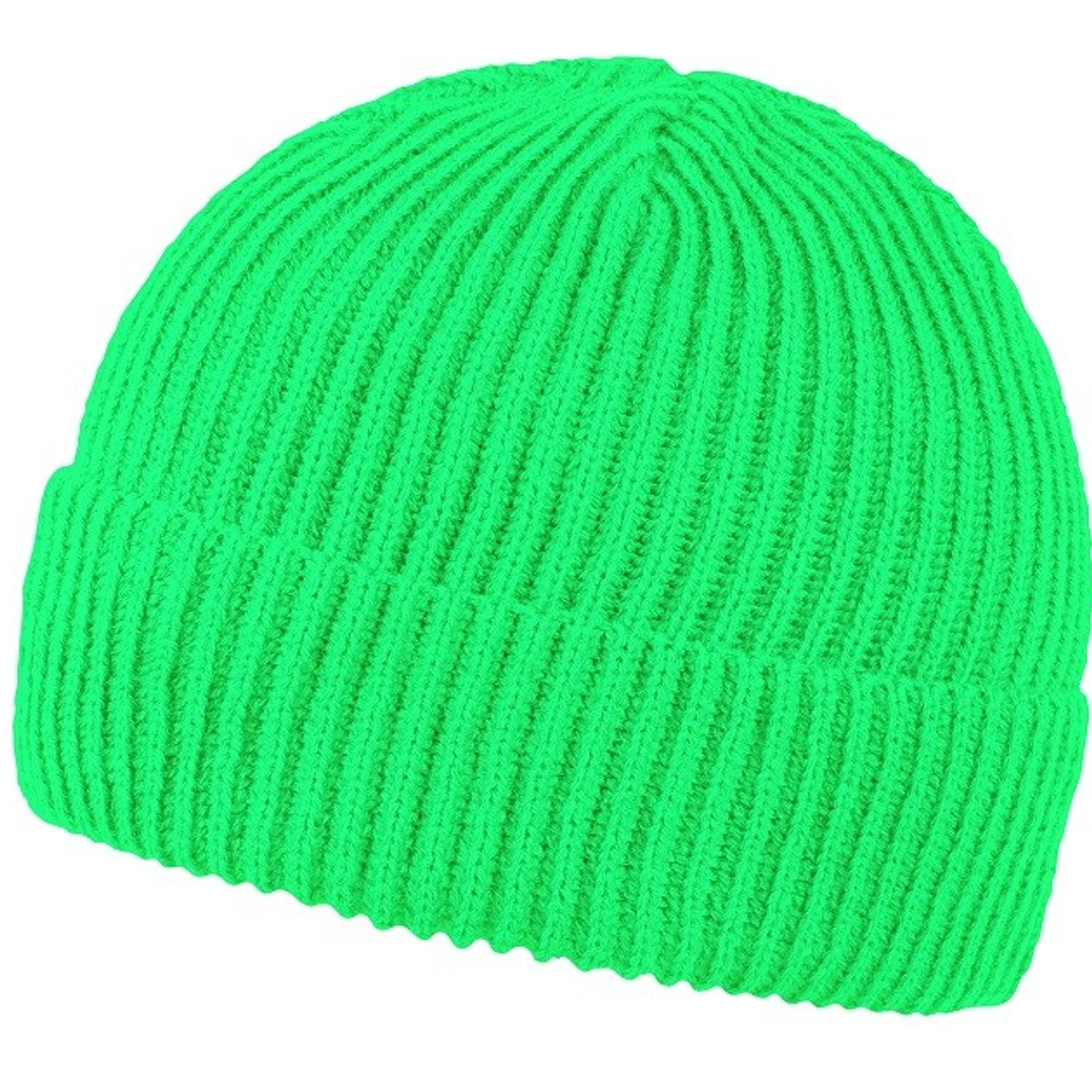 Шапка coFEE Wrap beanie - Неоново-зелений