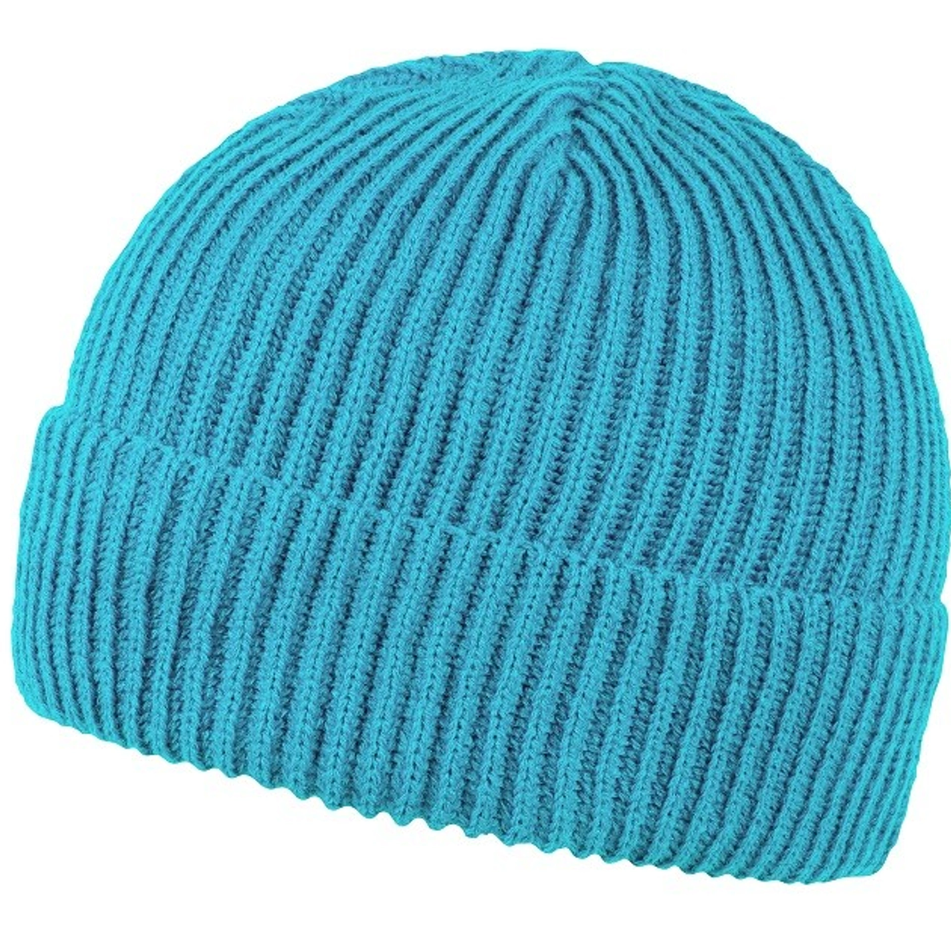 Шапка coFEE Wrap beanie - Лазурний