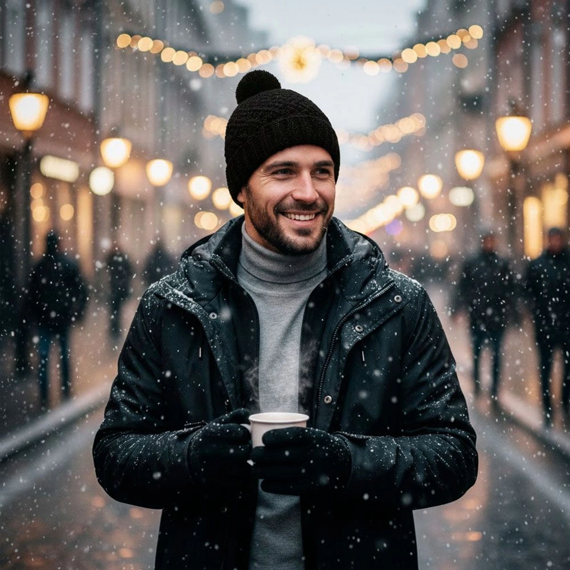 Шапка coFEE Favorite - Чорний