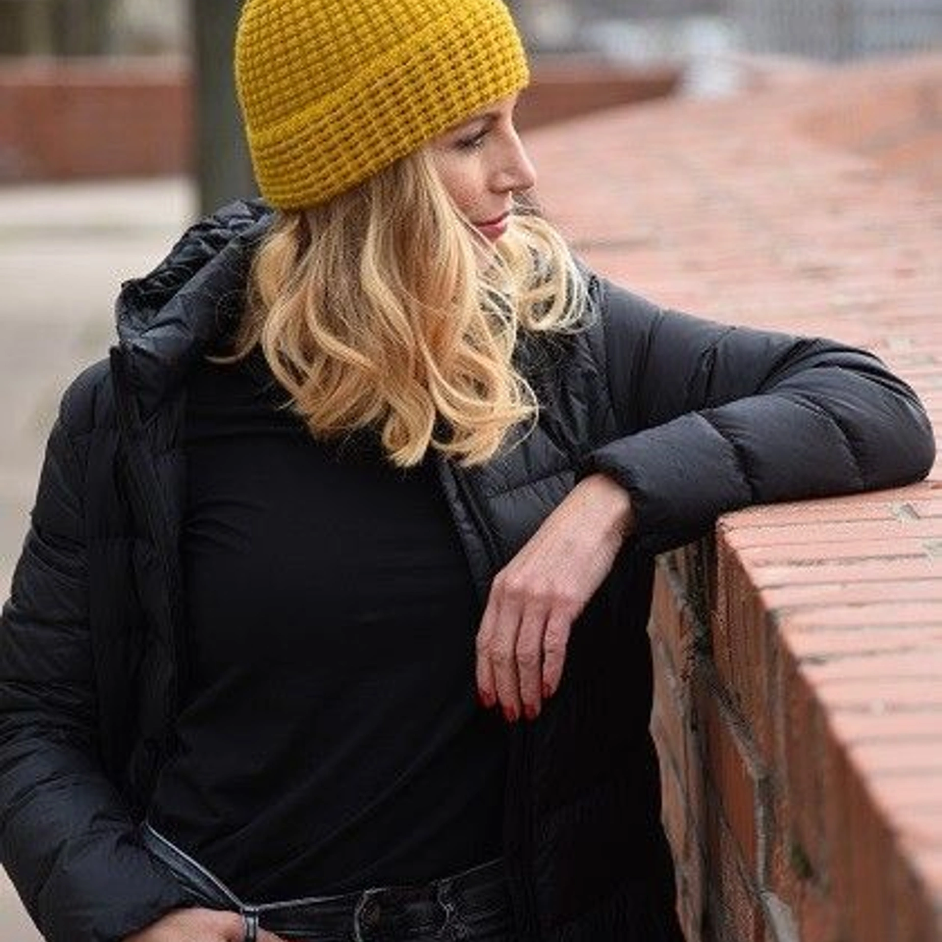 Шапка coFEE Cube - Гірчичний