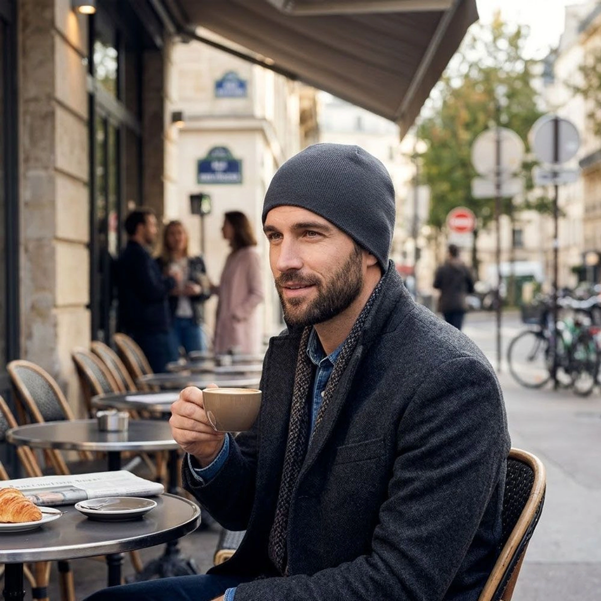 Шапка coFEE Pure beanie - Сірий