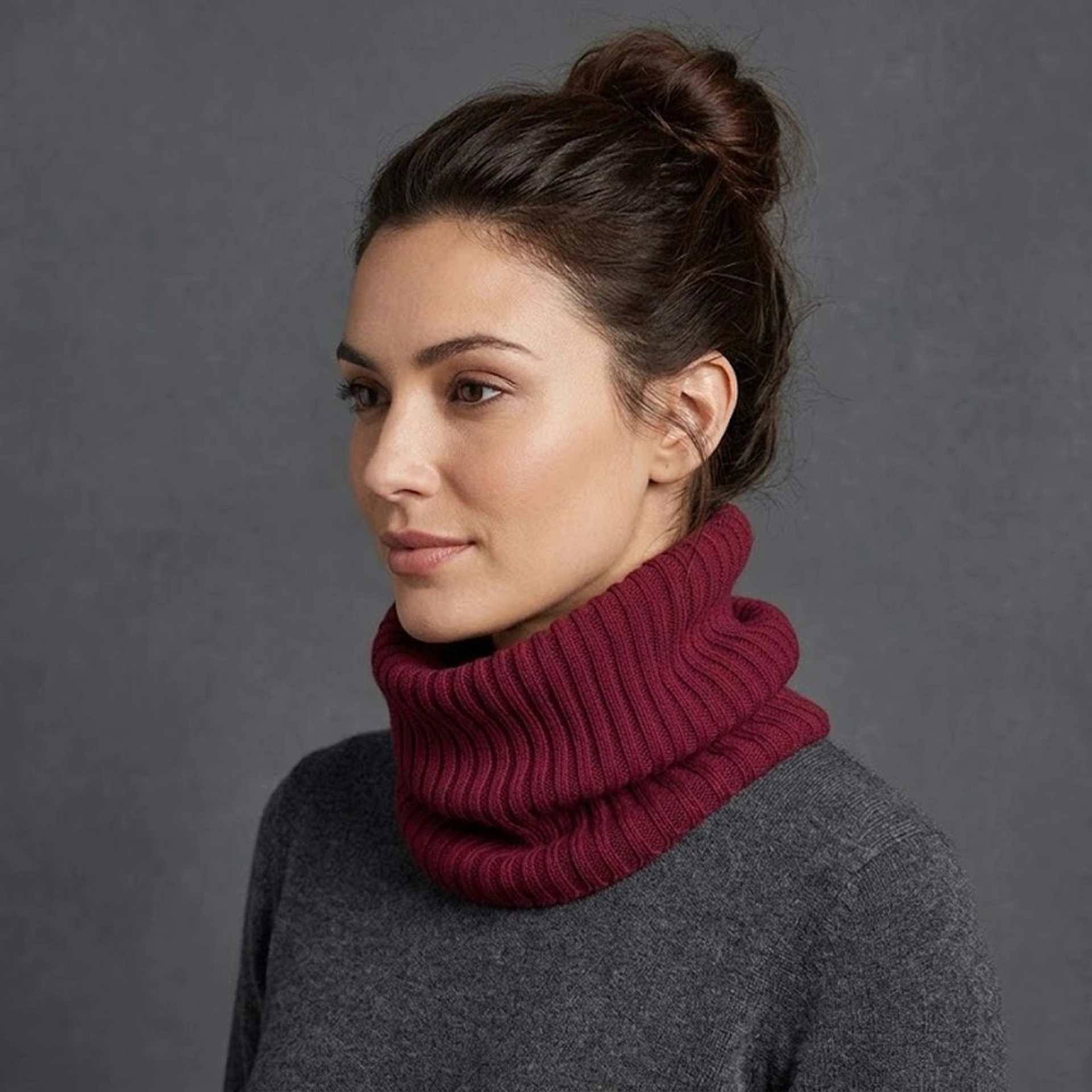 Снуд coFEE Cotton snood - Бордовий