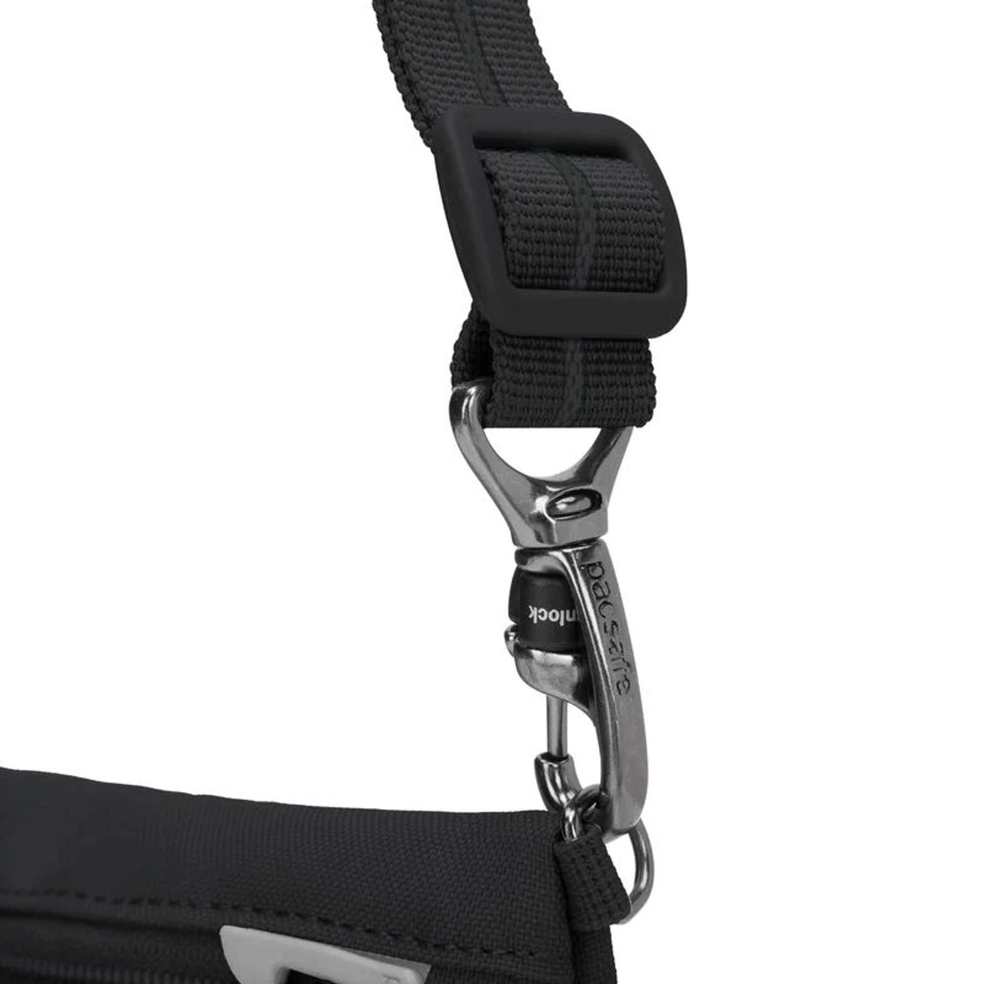 Сумка через плече антизлодій Pacsafe GO Crossbody - Насичений чорний