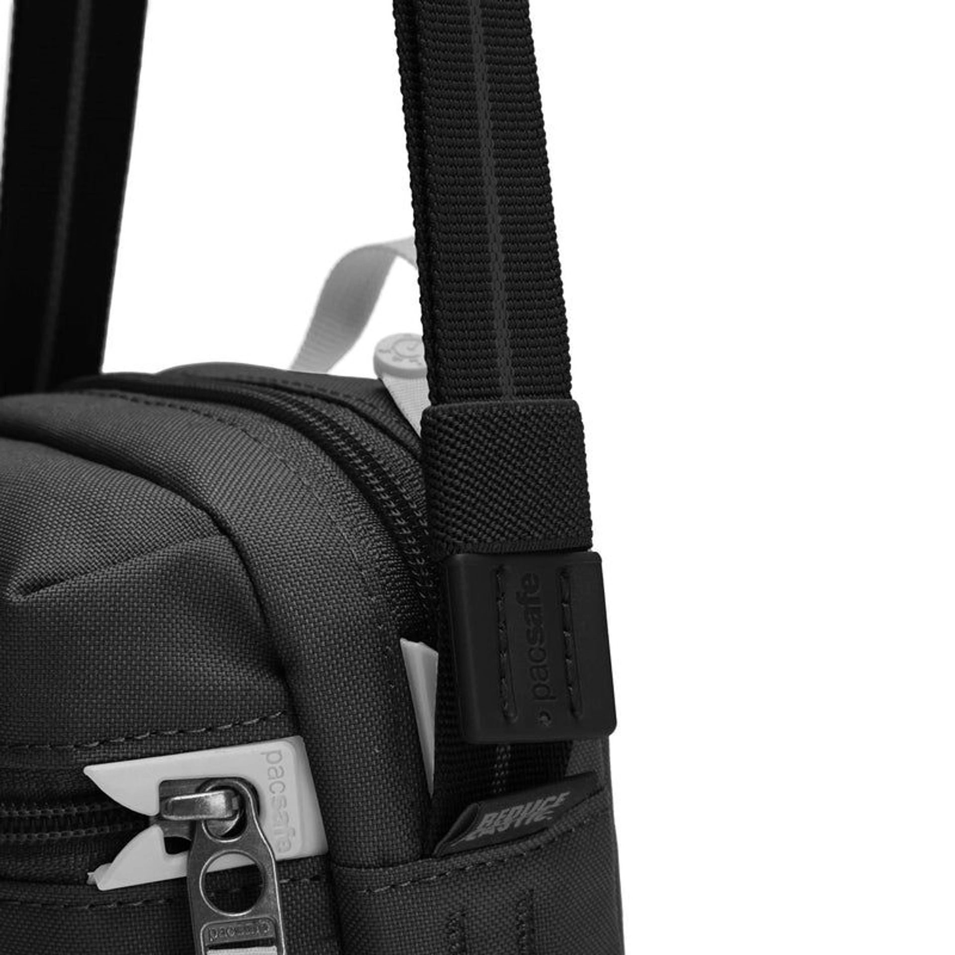 Сумка через плече антизлодій Pacsafe GO Micro Crossbody - Насичений чорний