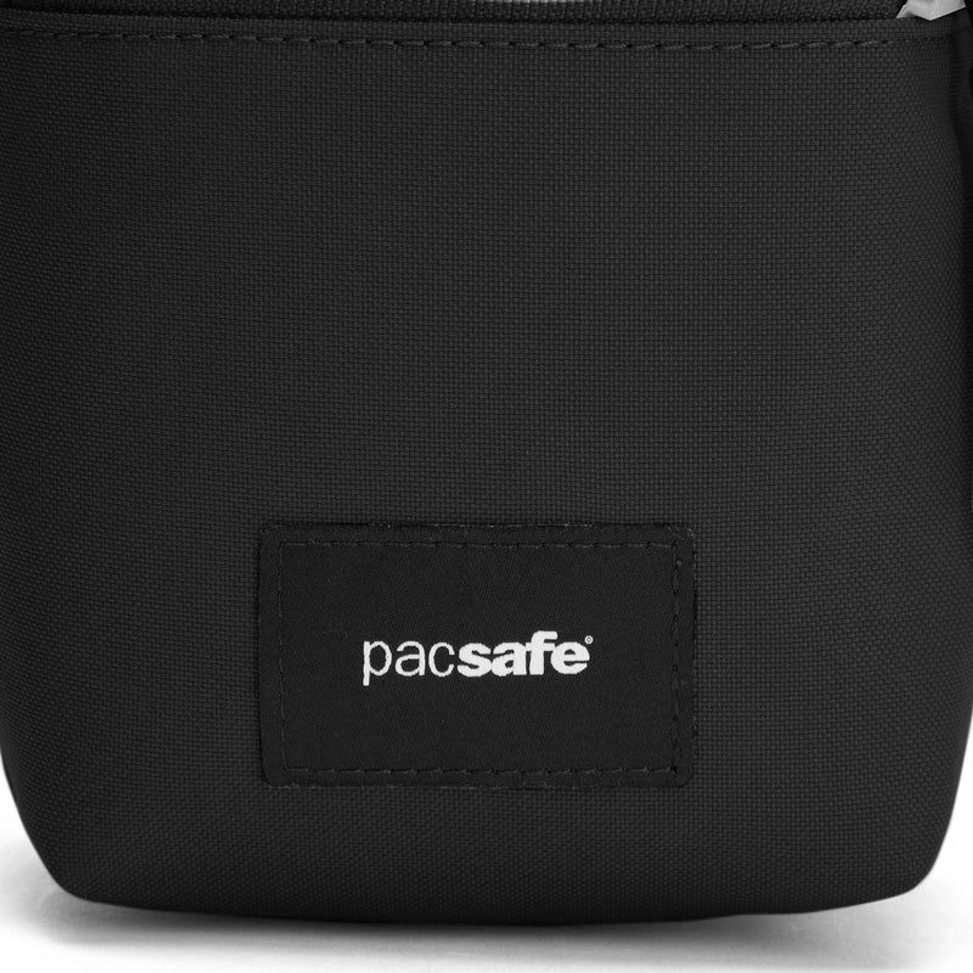 Сумка через плече антизлодій Pacsafe GO Micro Crossbody - Насичений чорний