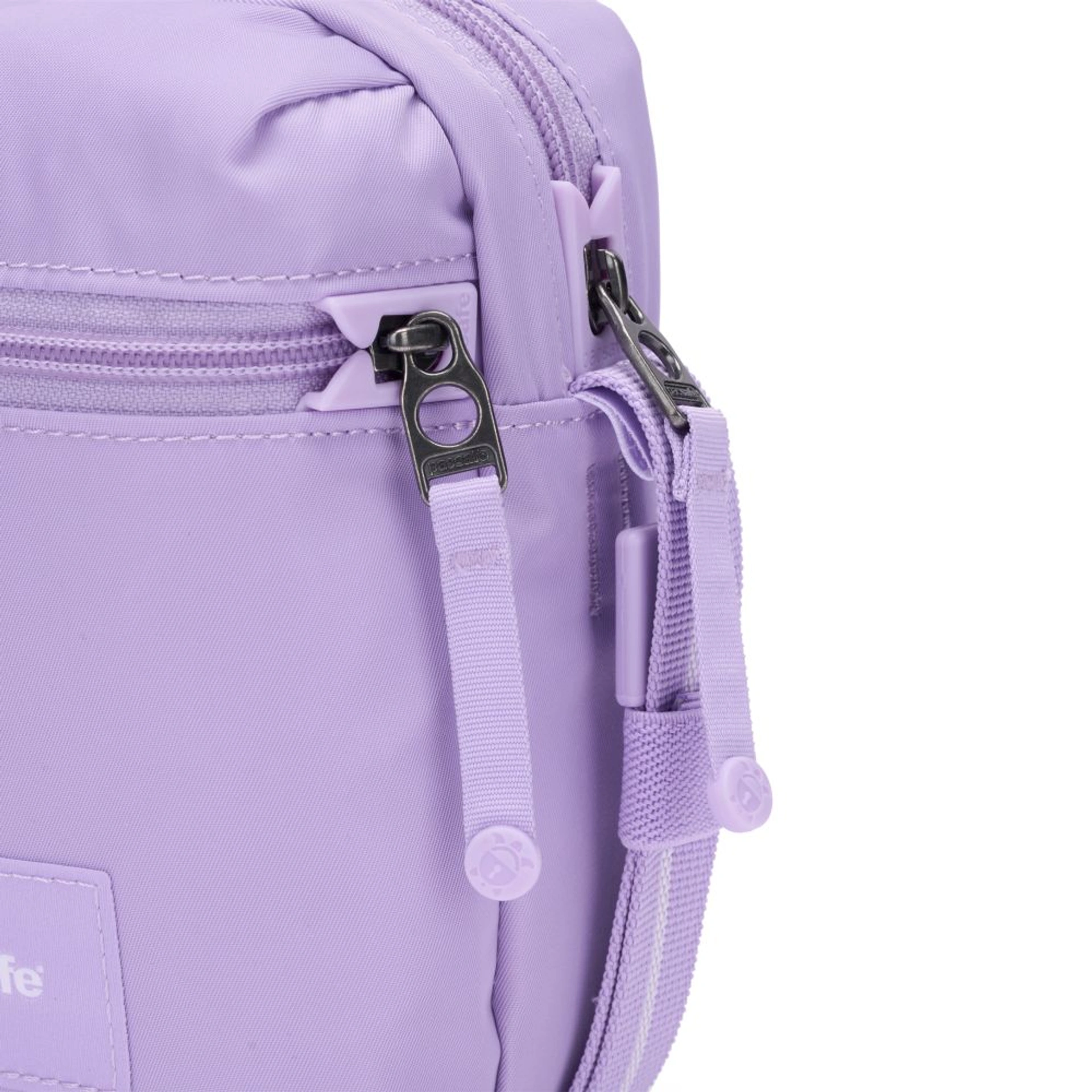 Сумка через плече антизлодій Pacsafe GO Micro Crossbody - Лавандовий