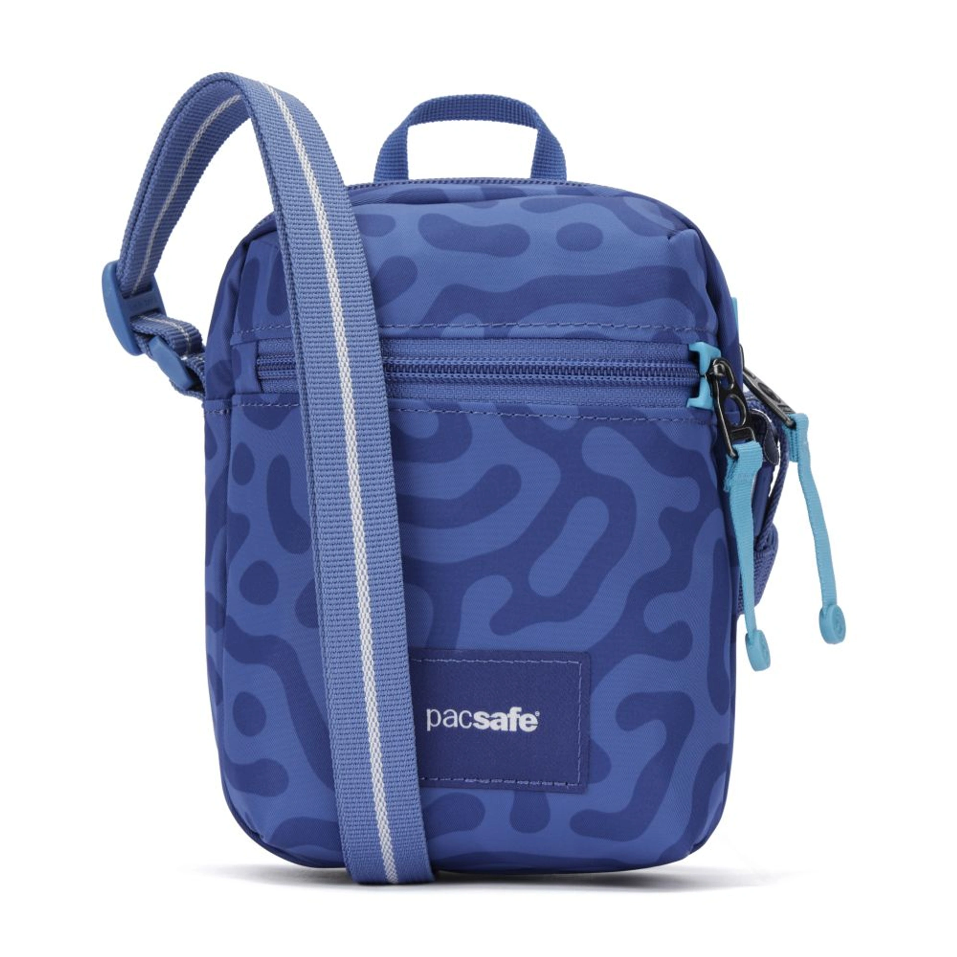 Сумка через плече антизлодій Pacsafe GO Micro Crossbody - Небесно-блакитний