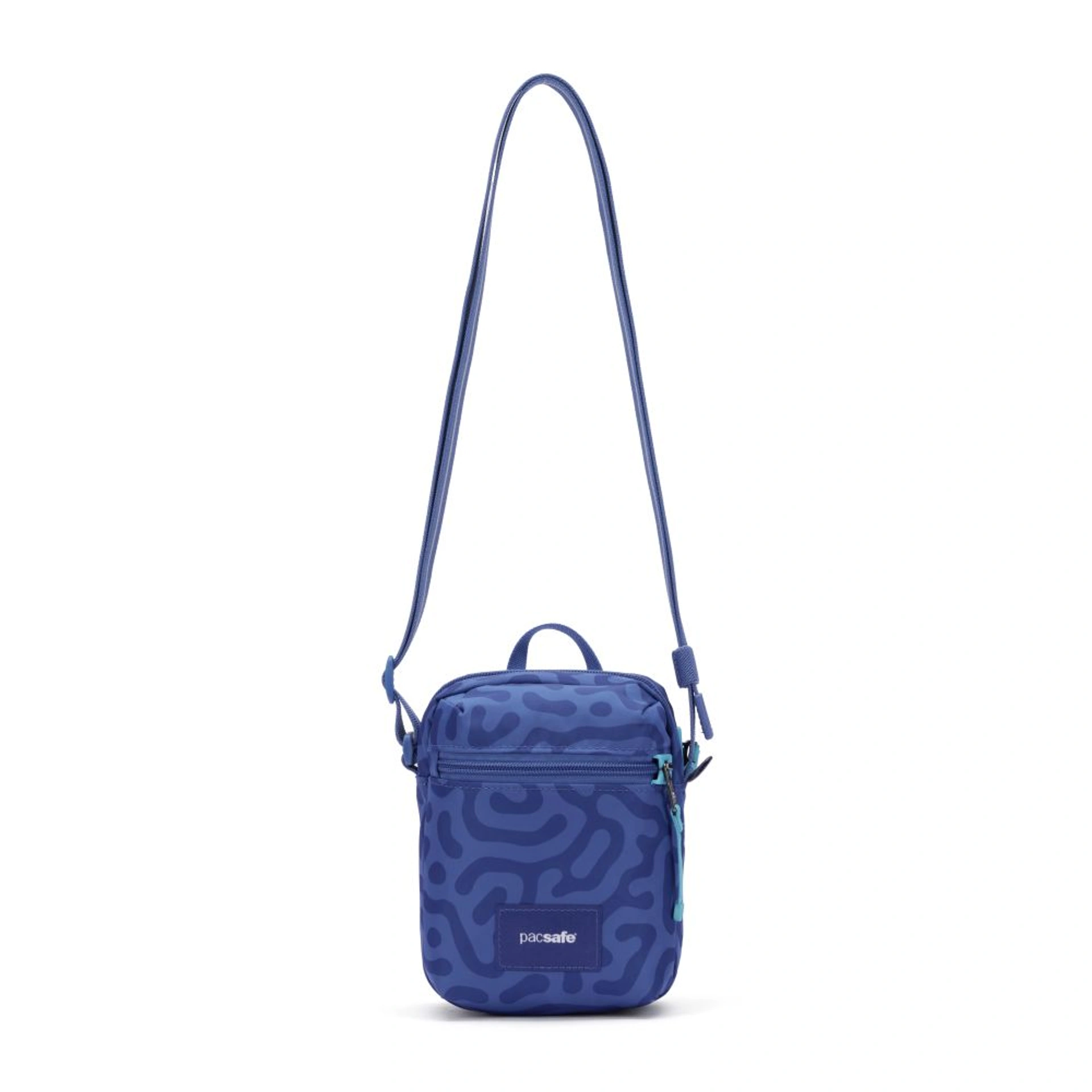 Сумка через плече антизлодій Pacsafe GO Micro Crossbody - Небесно-блакитний