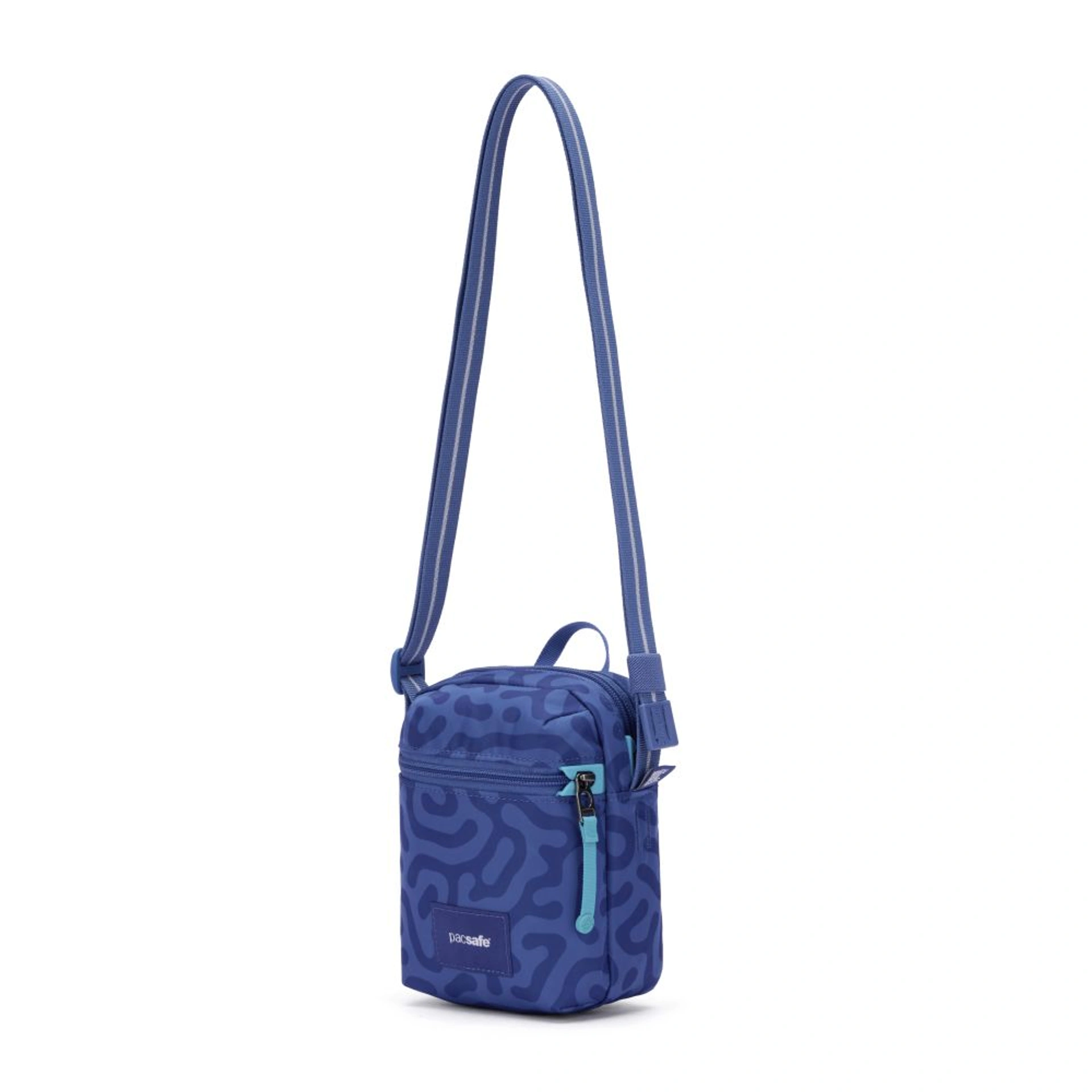 Сумка через плече антизлодій Pacsafe GO Micro Crossbody - Небесно-блакитний