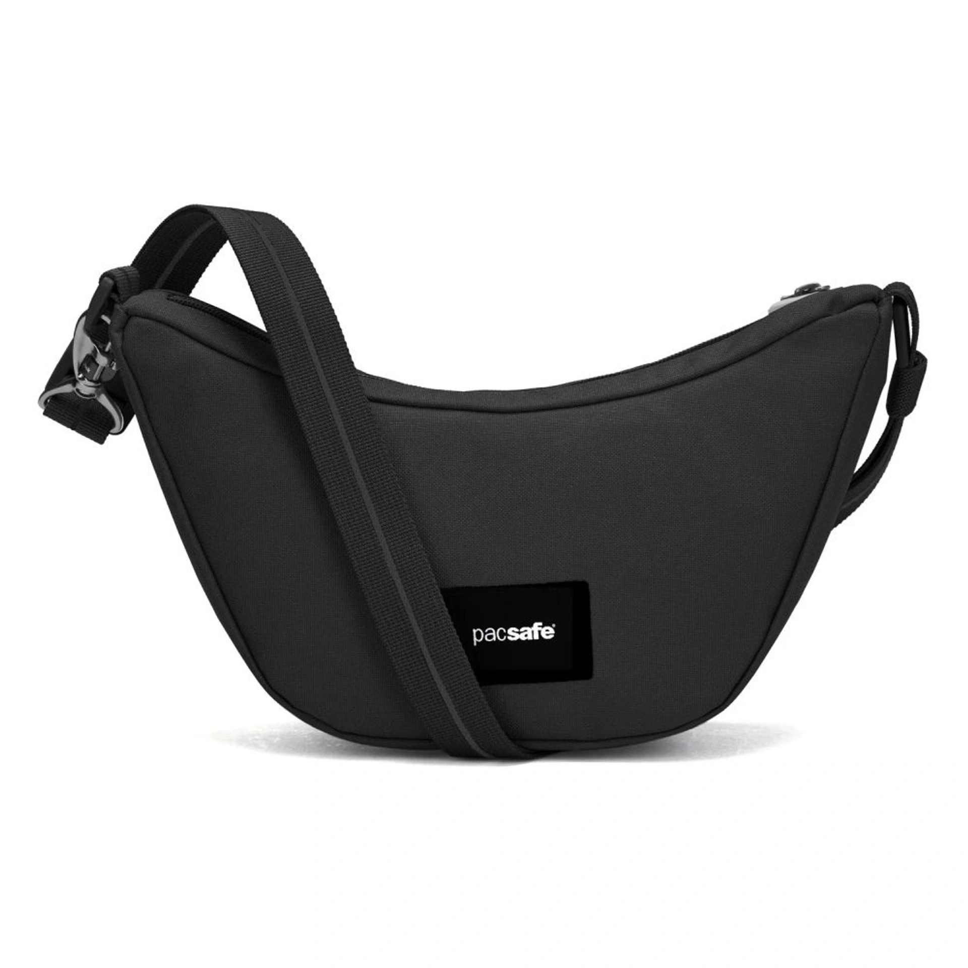 Сумка через плече антизлодій Pacsafe GO Lunar Crossbody - Насичений чорний
