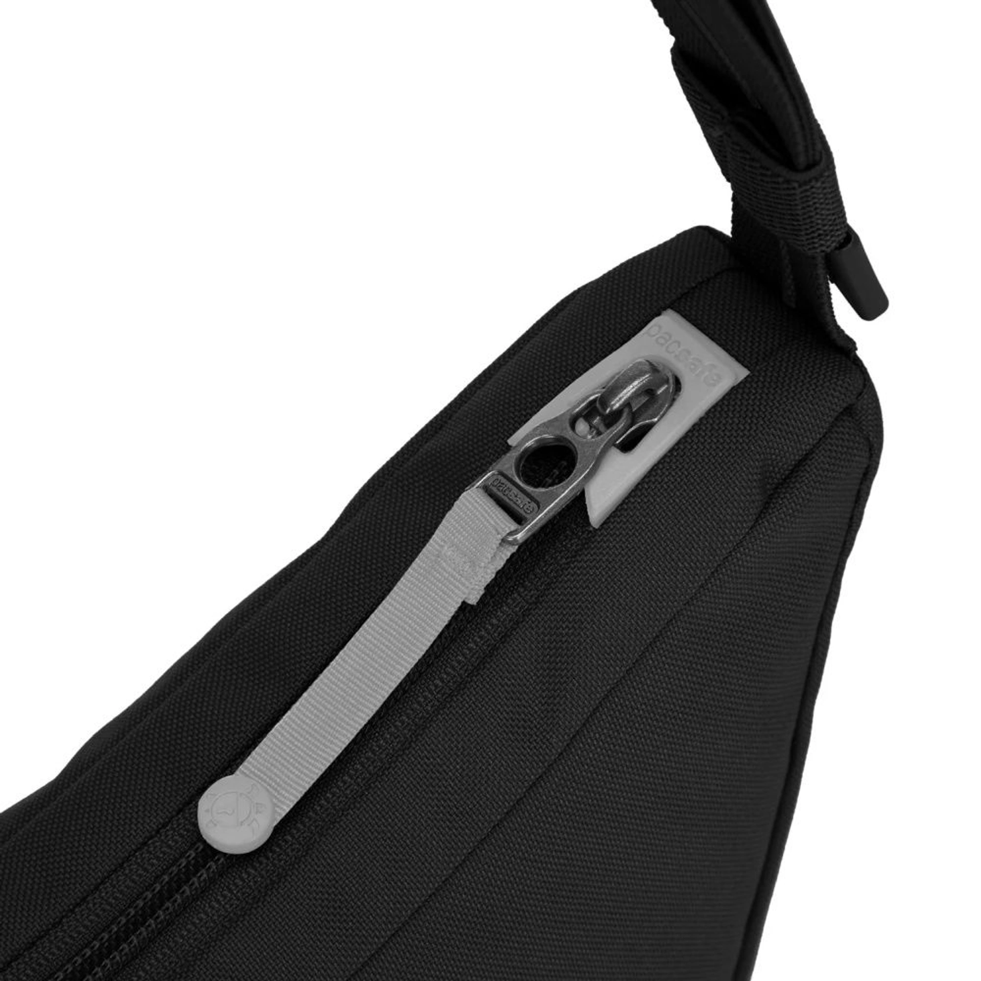 Сумка через плече антизлодій Pacsafe GO Lunar Crossbody - Насичений чорний