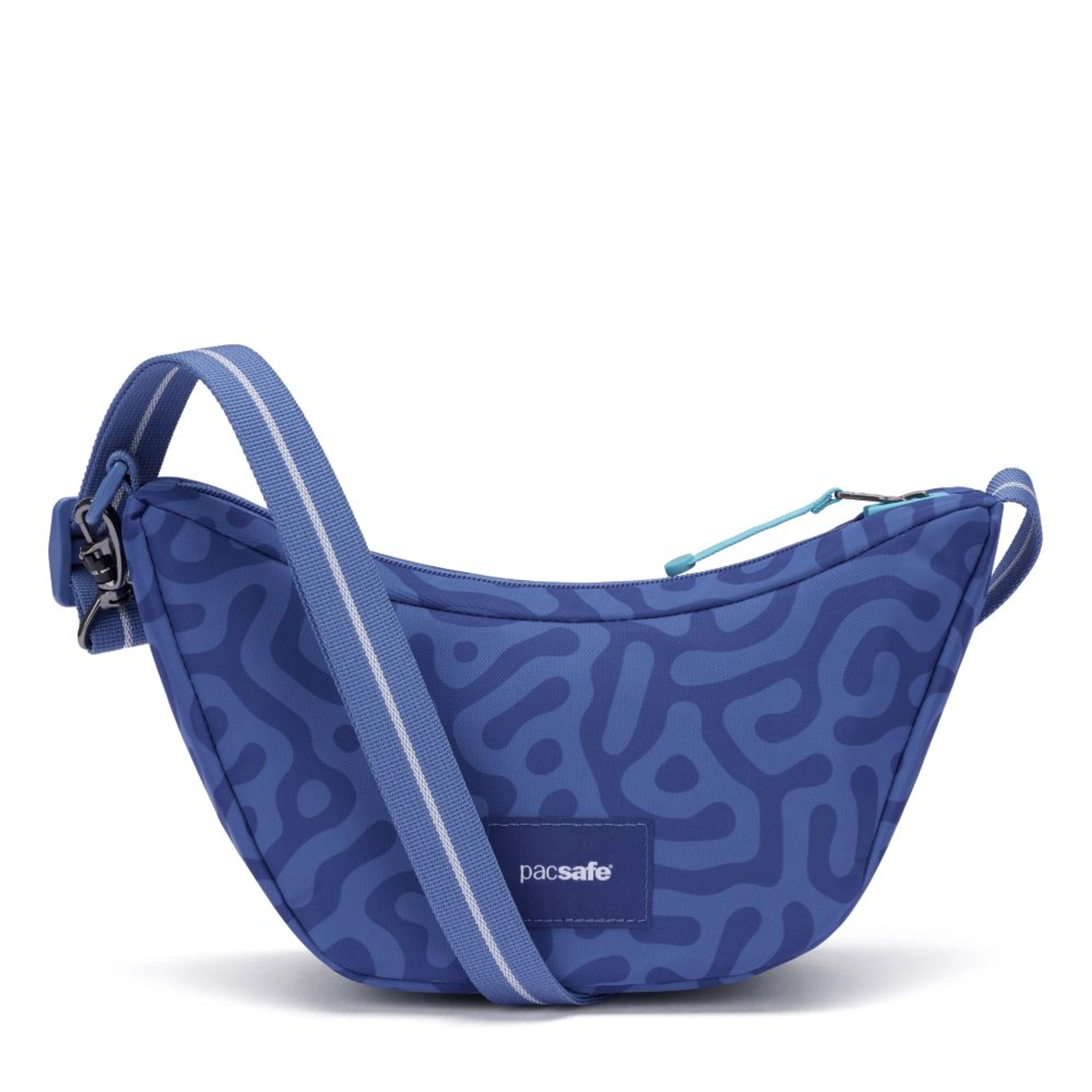 Сумка через плече антизлодій Pacsafe GO Lunar Crossbody - Небесно-блакитний