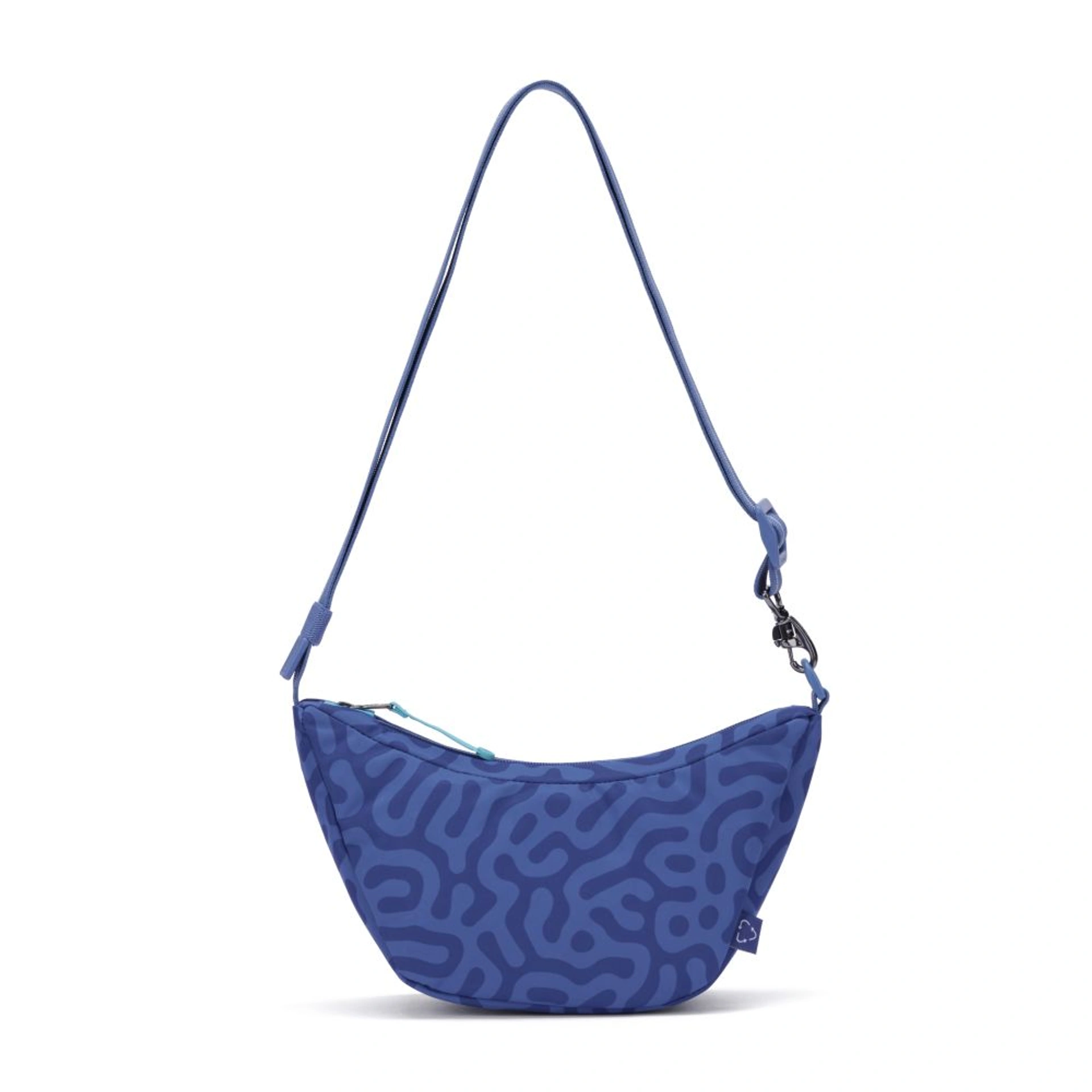 Сумка через плече антизлодій Pacsafe GO Lunar Crossbody - Небесно-блакитний