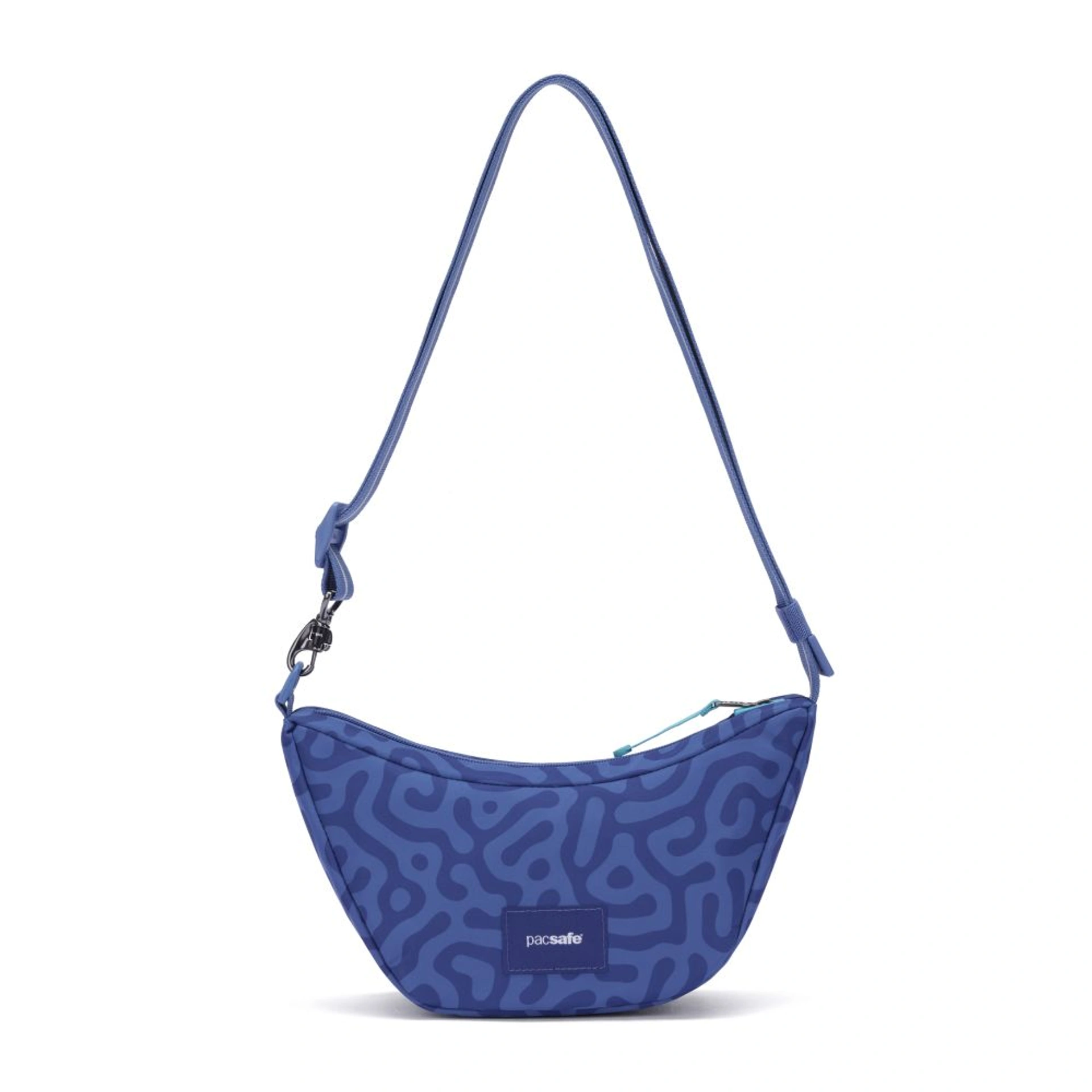 Сумка через плече антизлодій Pacsafe GO Lunar Crossbody - Небесно-блакитний