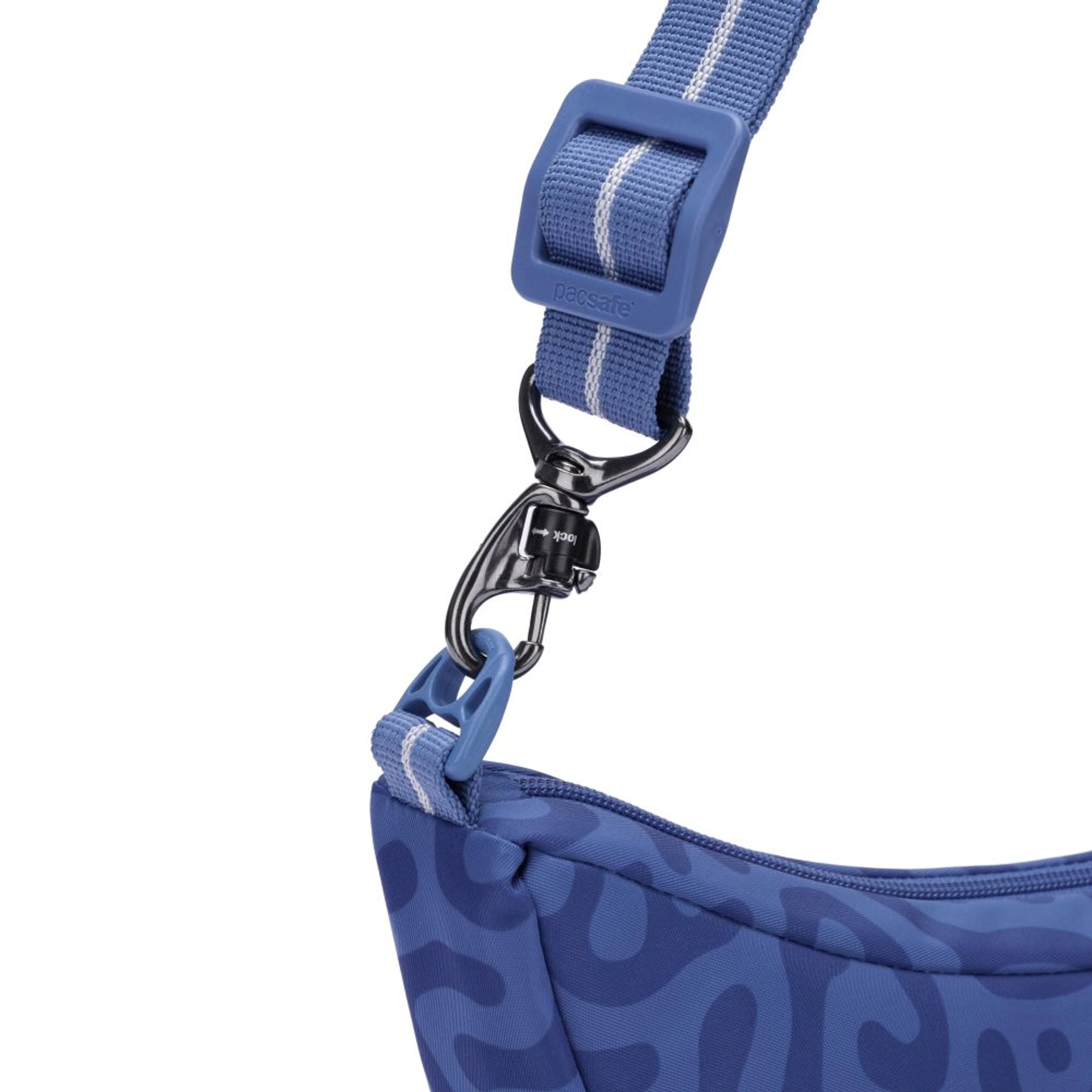 Сумка через плече антизлодій Pacsafe GO Lunar Crossbody - Небесно-блакитний