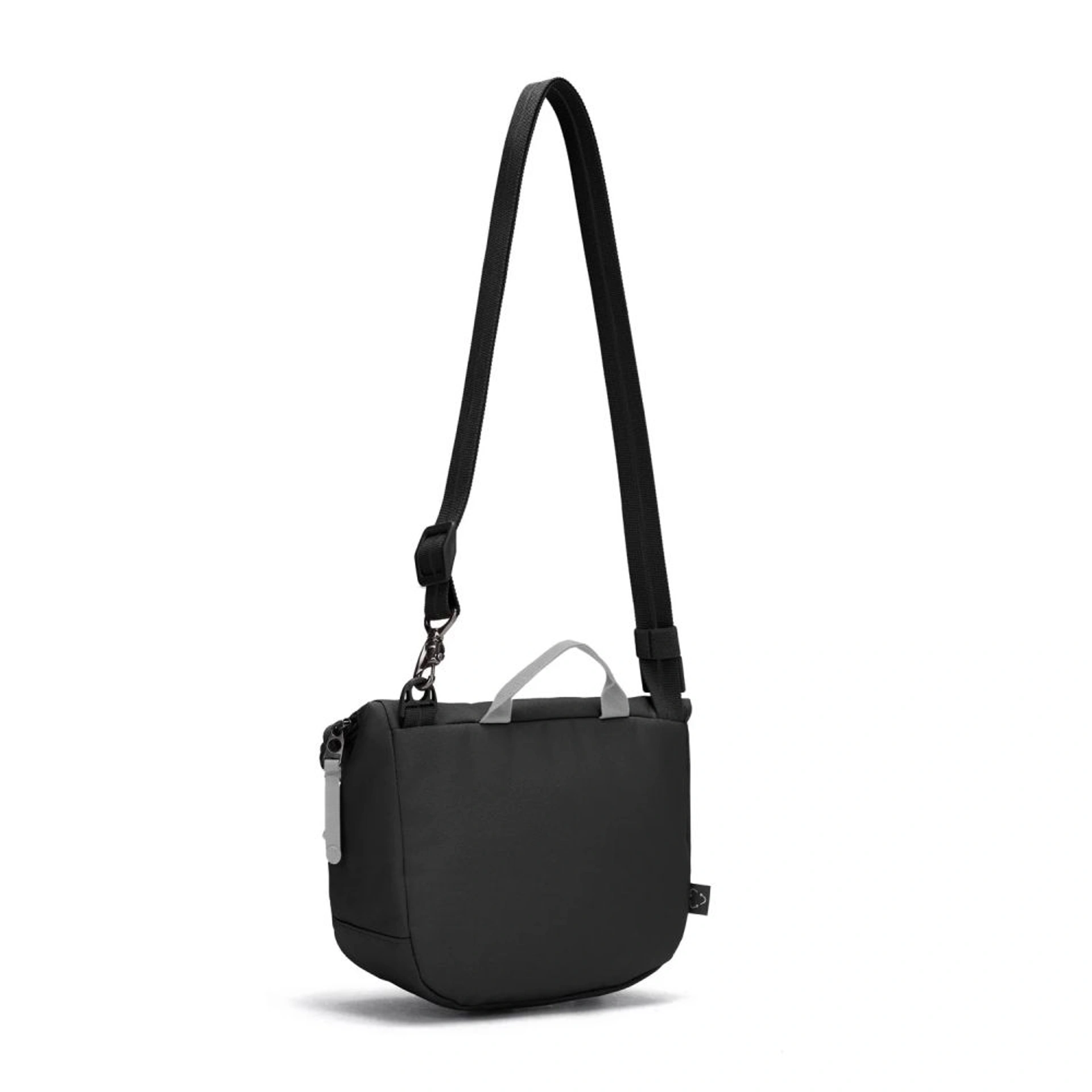 Сумка через плече антизлодій Pacsafe GO Saddle Crossbody - Насичений чорний