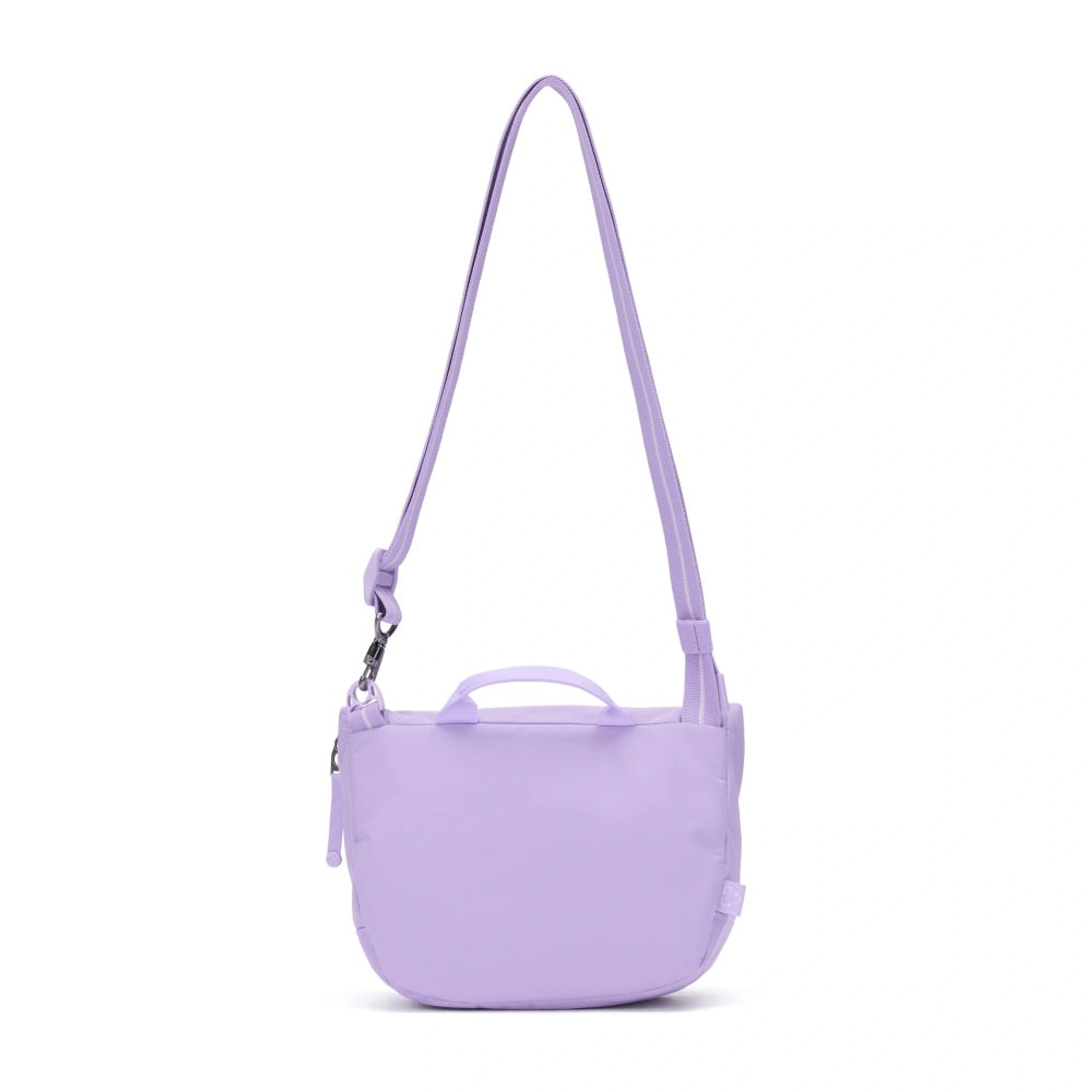 Сумка через плече антизлодій Pacsafe GO Saddle Crossbody - Лавандовий