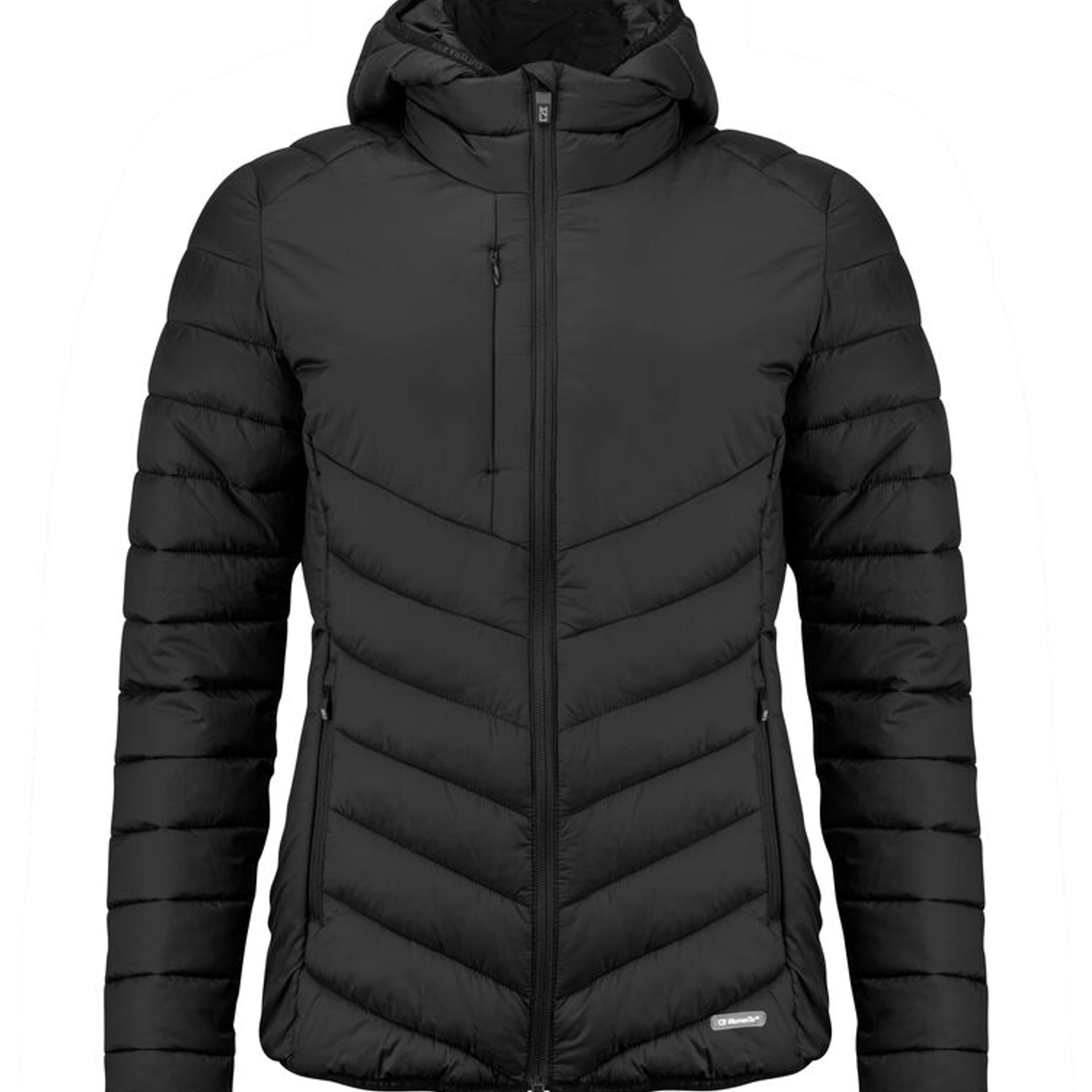 Куртка жіноча Cutter&Buck Mount Adams Jkt - Чорний / помаранчевий / L
