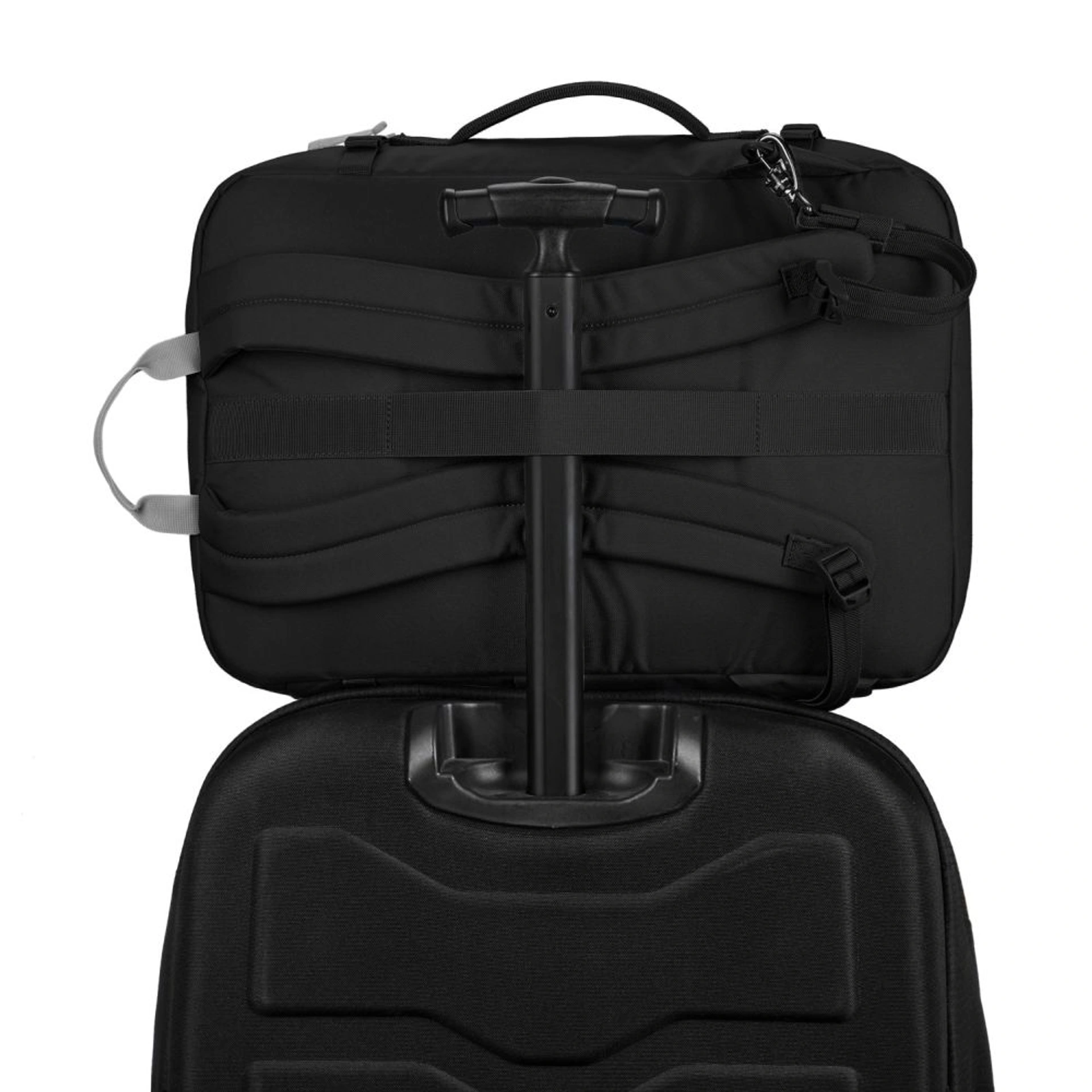 Рюкзак для подорожей антизлодій Pacsafe GO Carry-on 34 - Насичений чорний