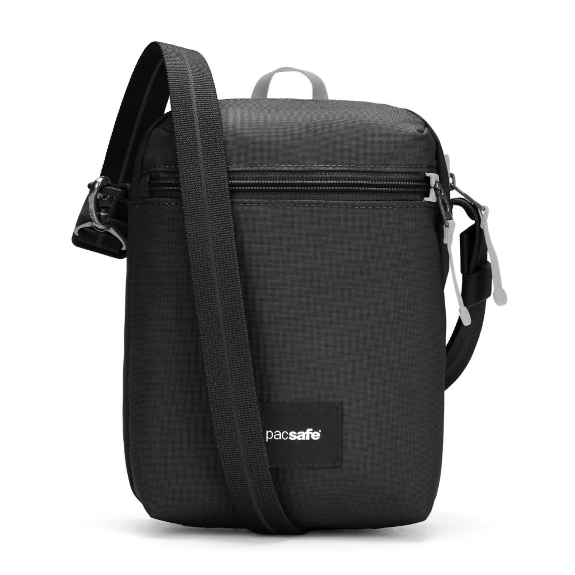 Сумка через плече антизлодій Pacsafe GO Festival Crossbody - Насичений чорний