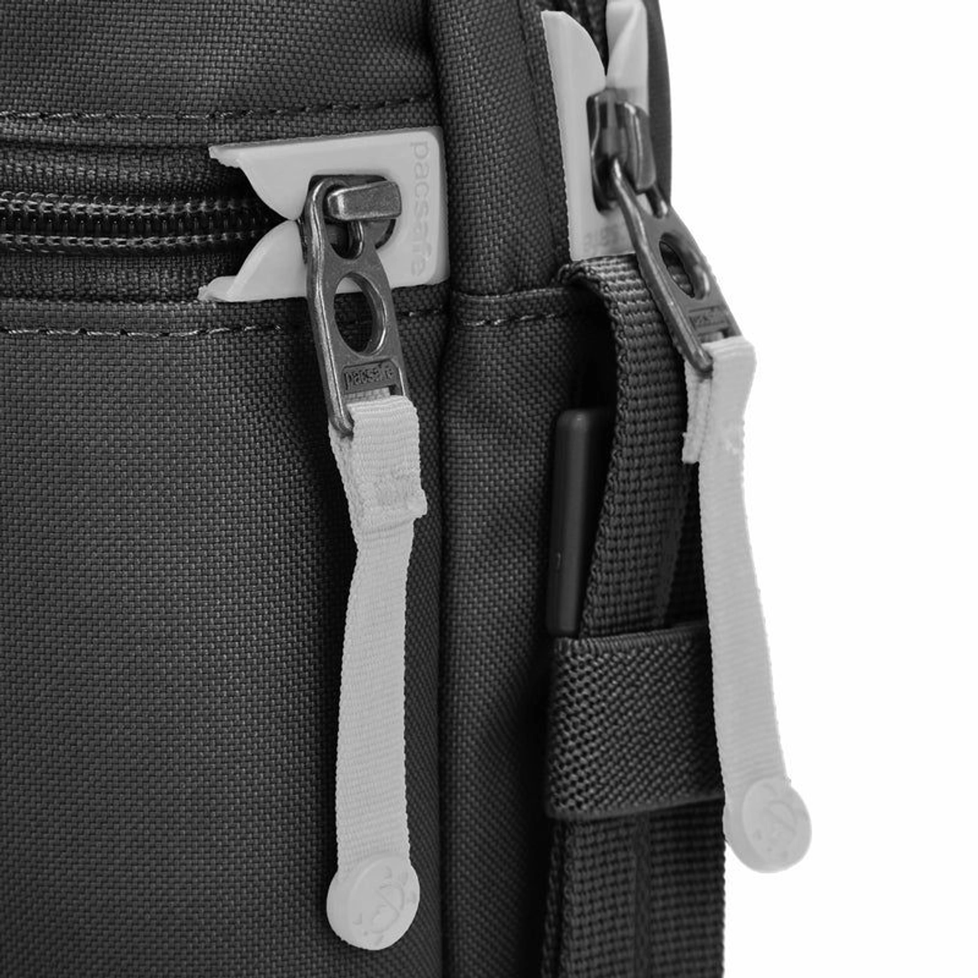 Сумка через плече антизлодій Pacsafe GO Festival Crossbody - Насичений чорний