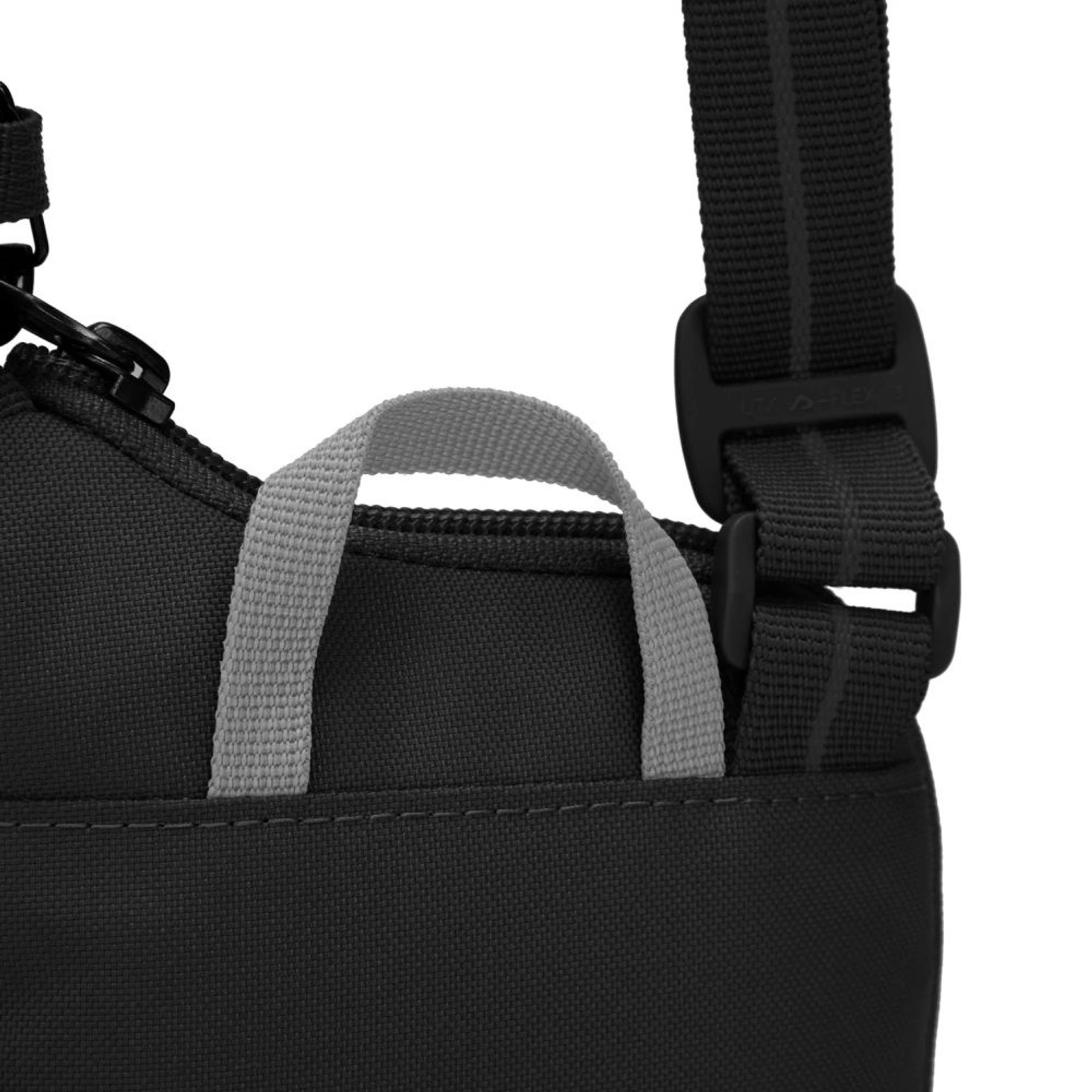 Сумка через плече антизлодій Pacsafe GO Tech Crossbody - Насичений чорний