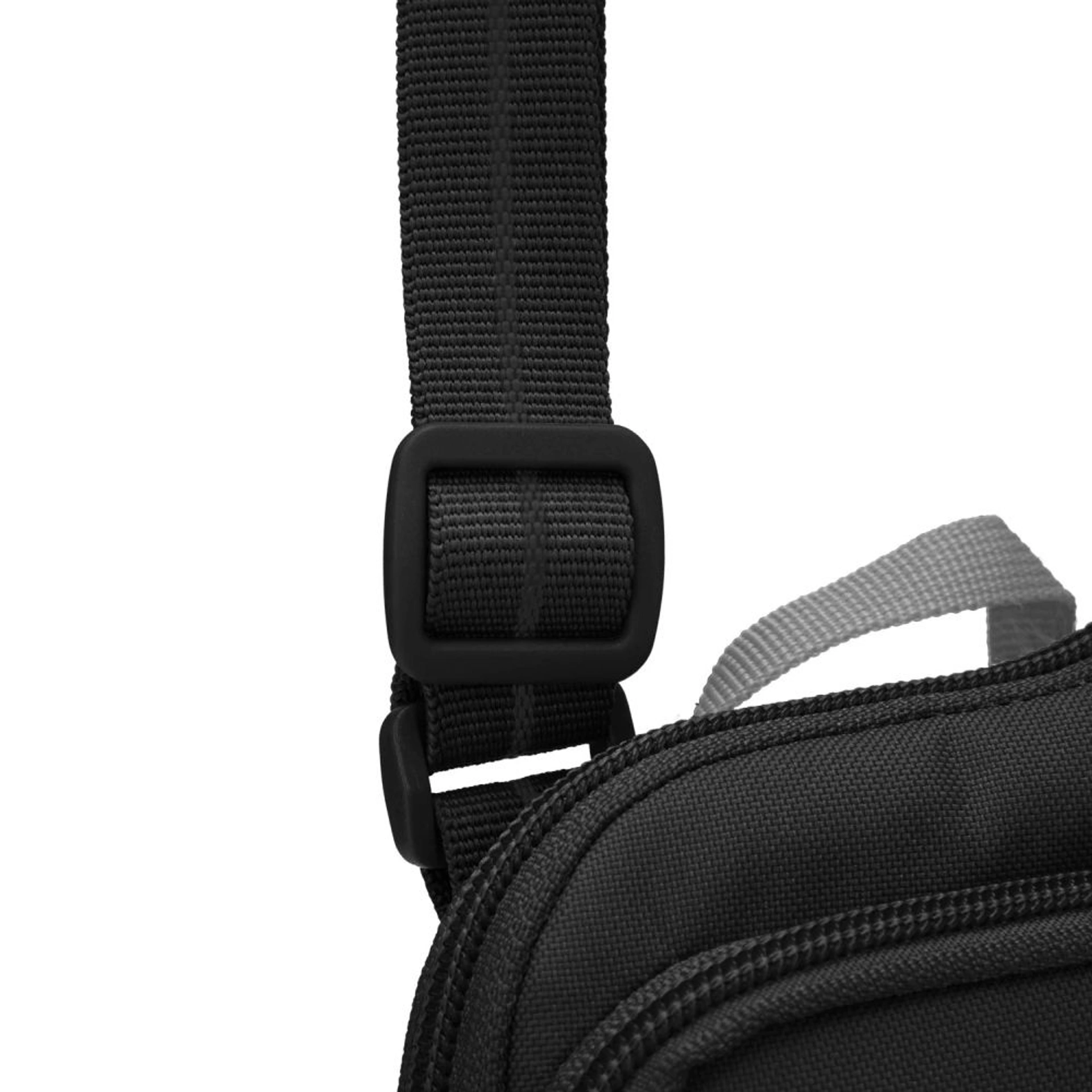 Сумка через плече антизлодій Pacsafe GO Tech Crossbody - Насичений чорний