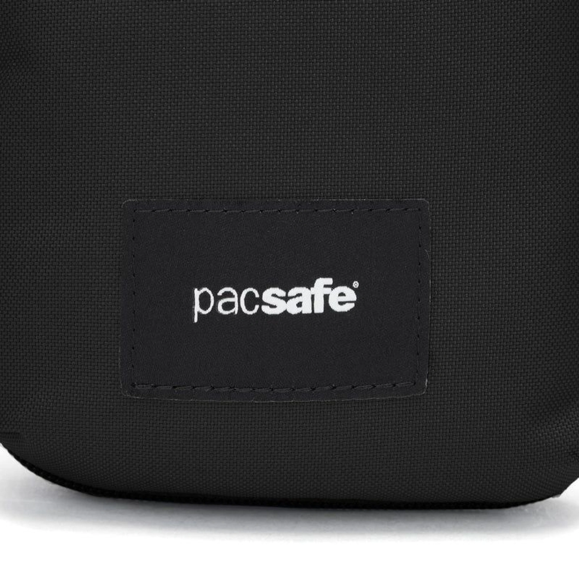 Сумка через плече антизлодій Pacsafe GO Tech Crossbody - Насичений чорний