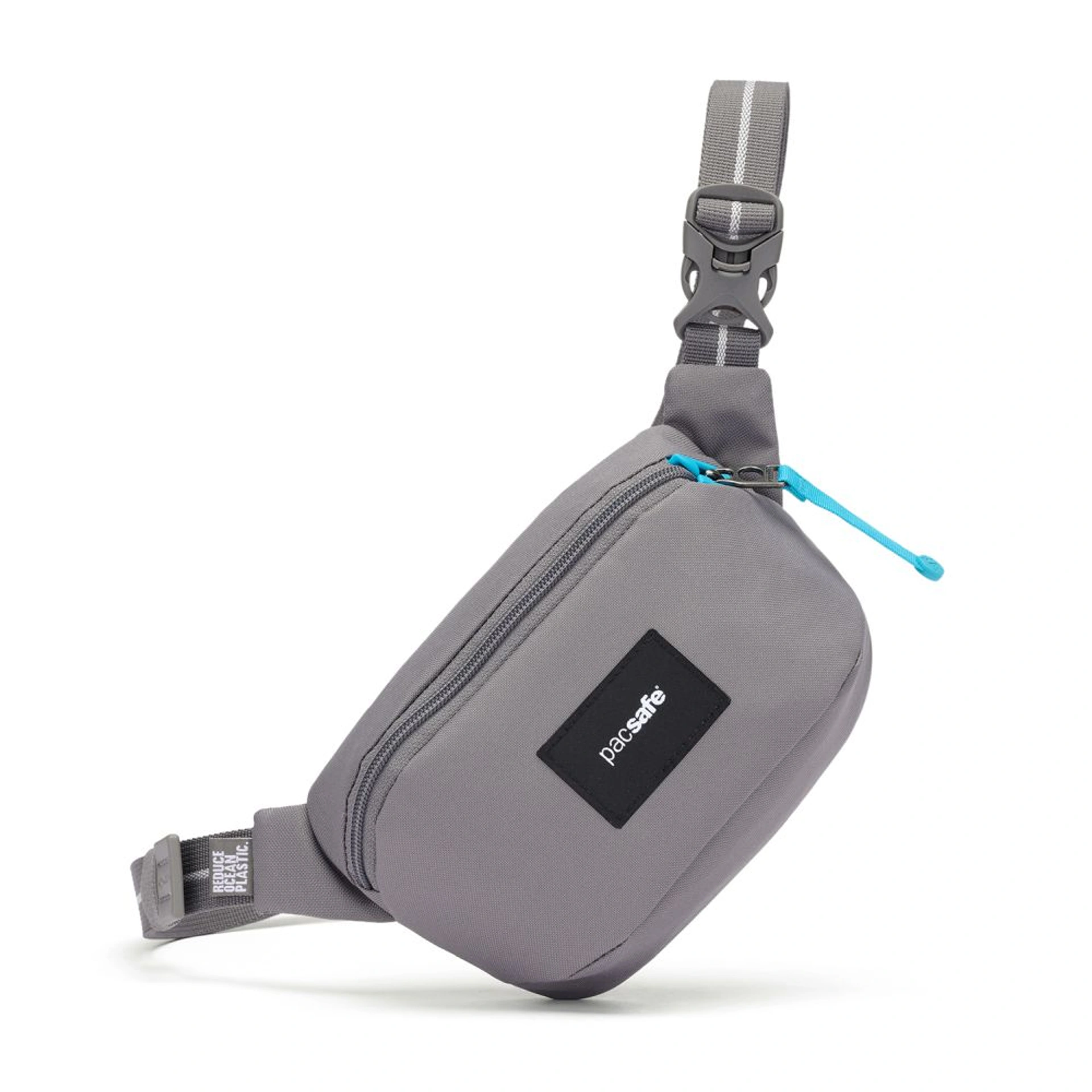 Сумка через плече антизлодій Pacsafe GO Micro Sling - Сірий