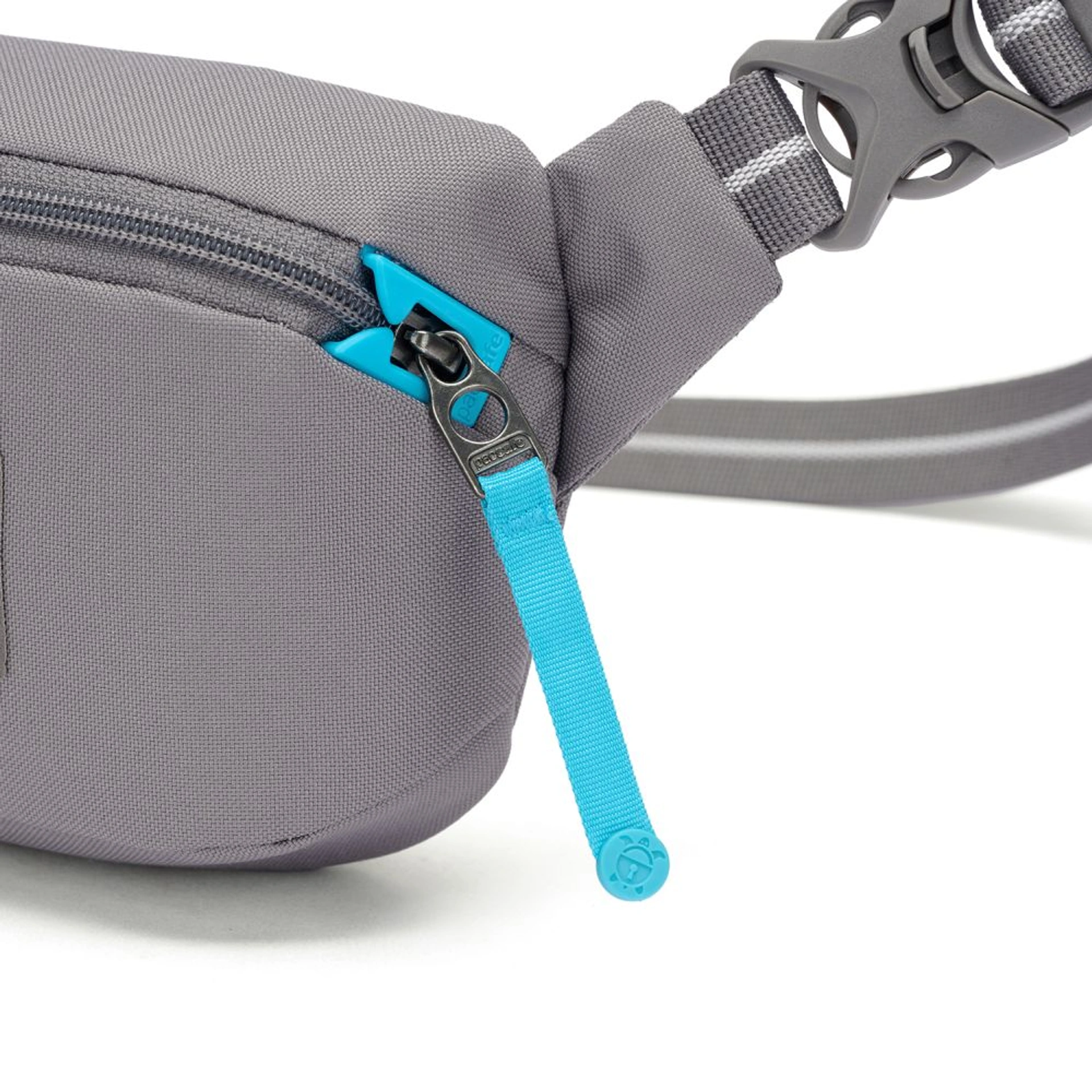 Сумка через плече антизлодій Pacsafe GO Micro Sling - Сірий