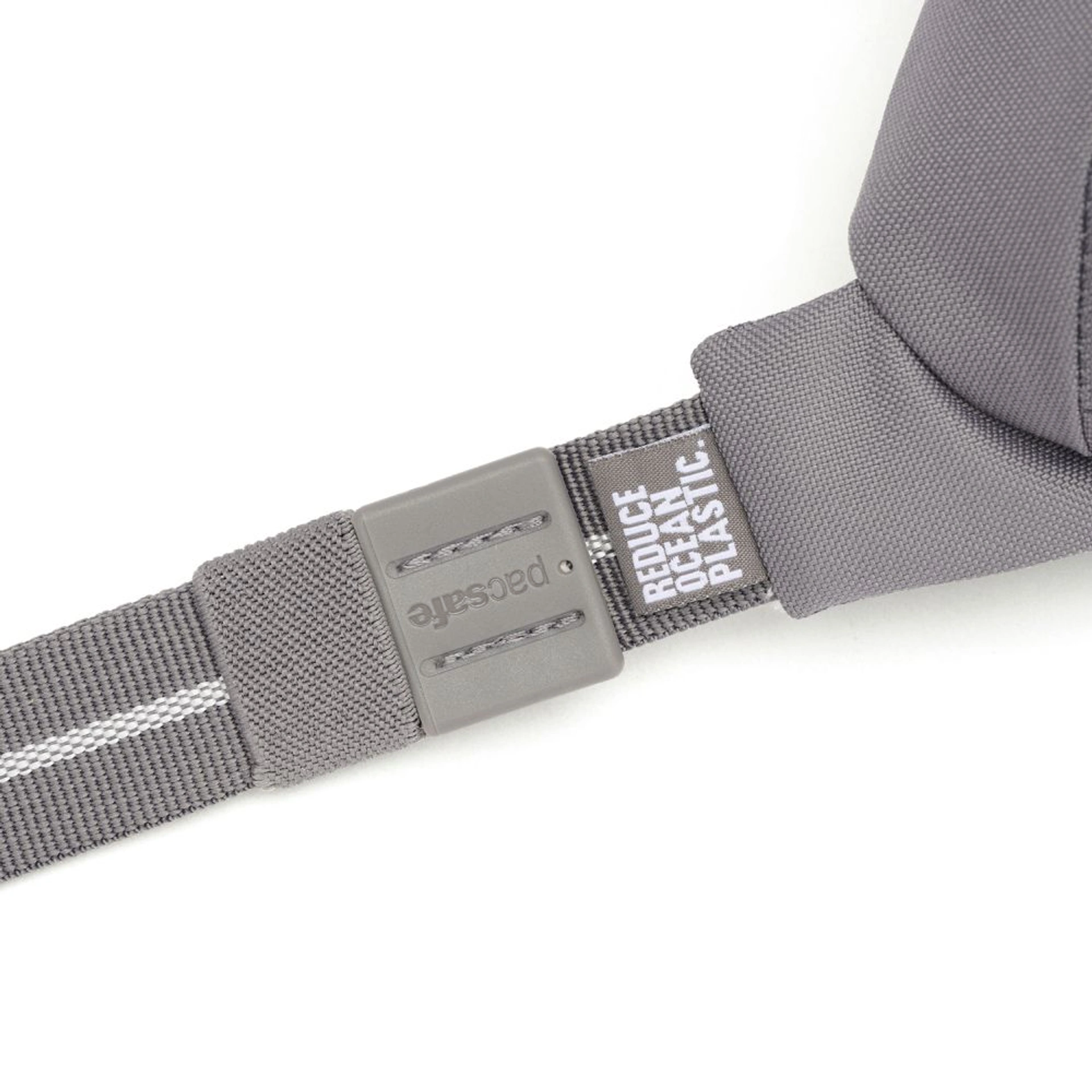 Сумка через плече антизлодій Pacsafe GO Micro Sling - Сірий